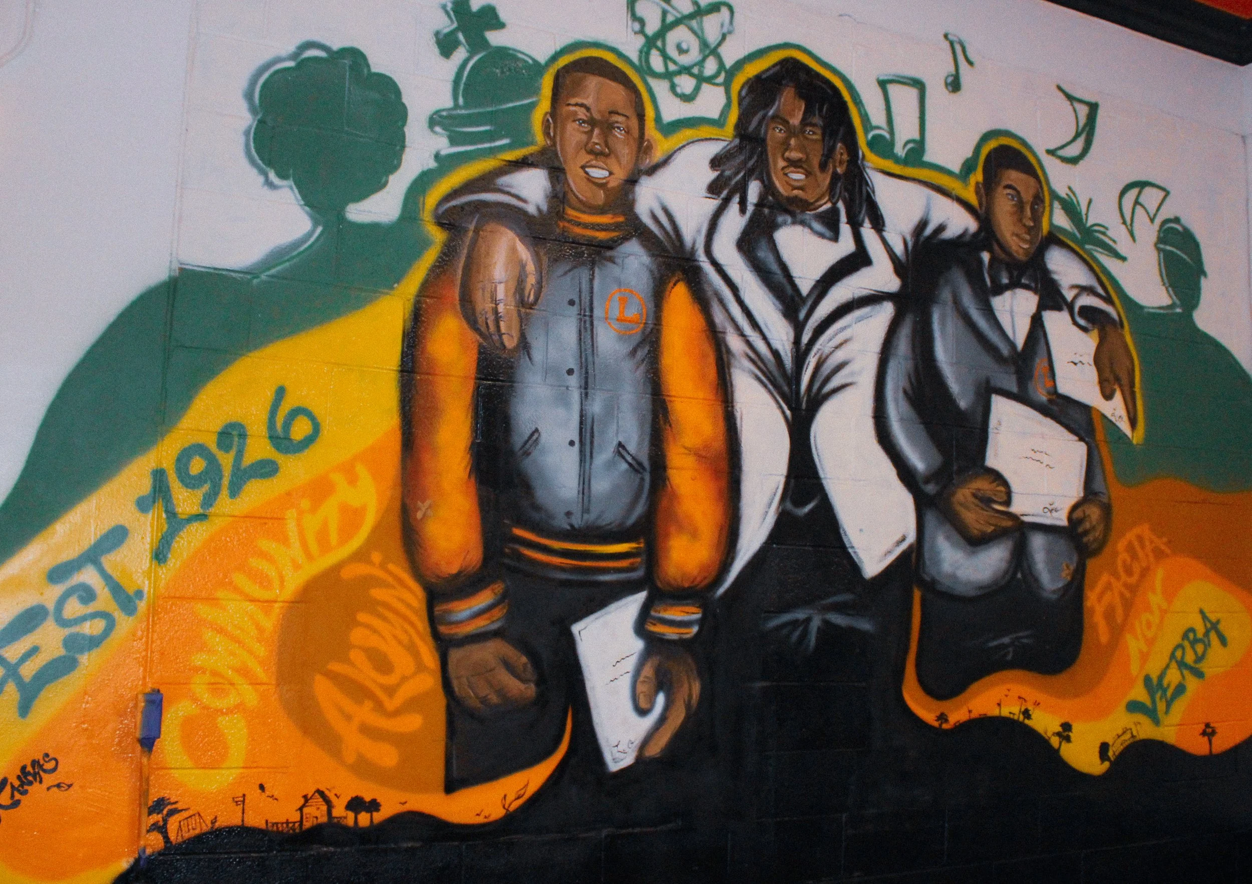 Leo High School - Mural + Art Direction