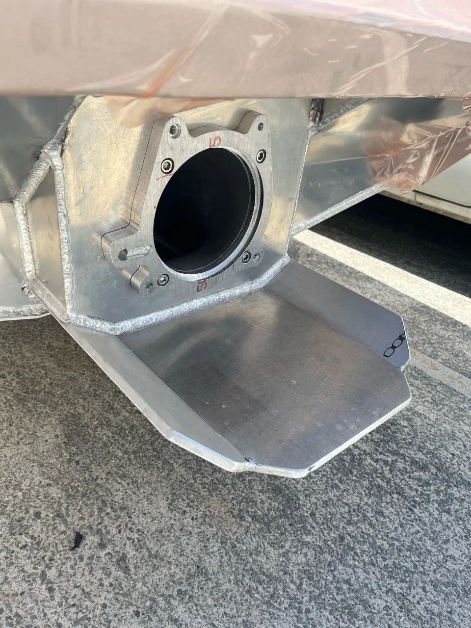 CNC cut Ride plate / ASP intake spacer — Zilla Jet Boats