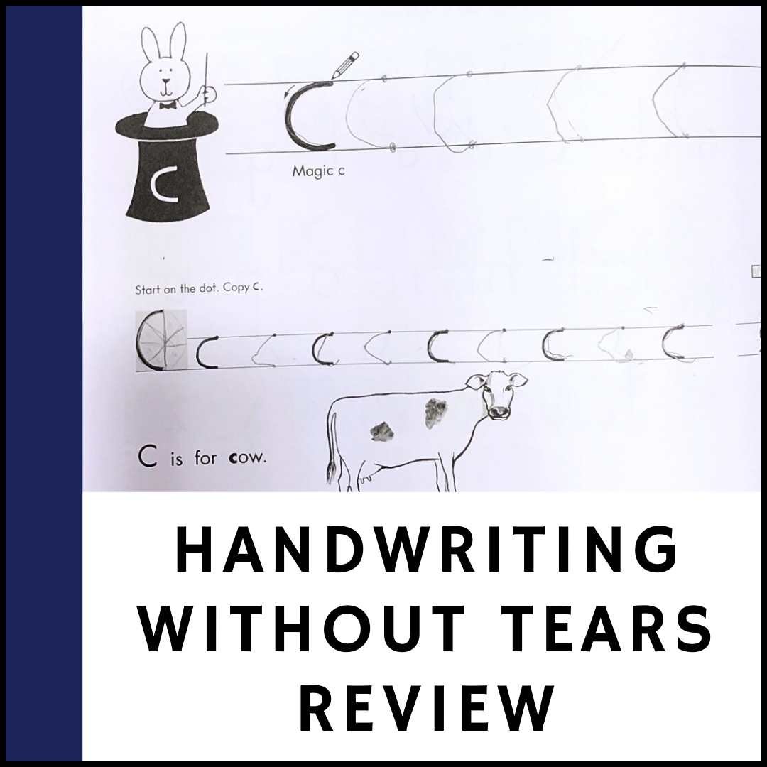 Handwriting Without Tears Curriculum Review