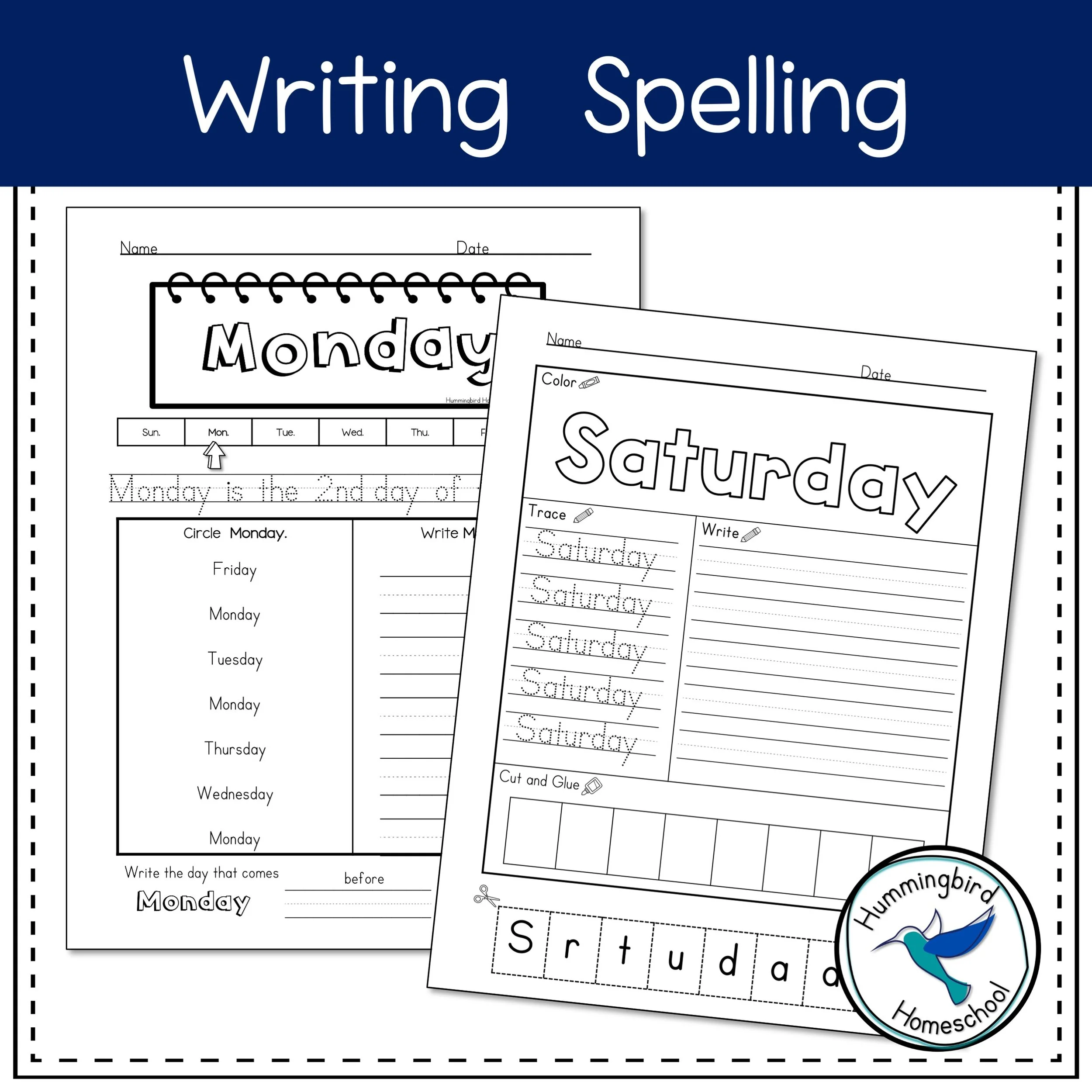 Days of the Week Printables PDF - Slide4 