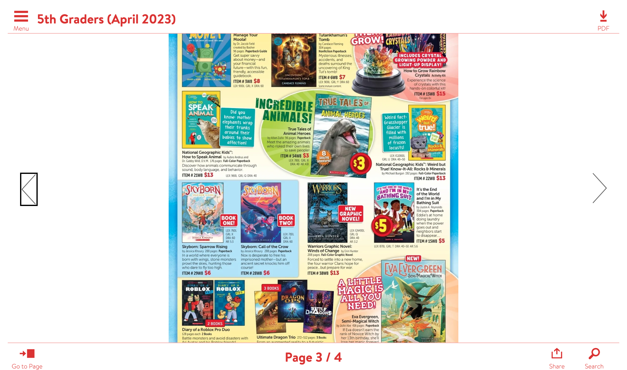 Scholastic Book Clubs: All Digital Flyers for Preschool September