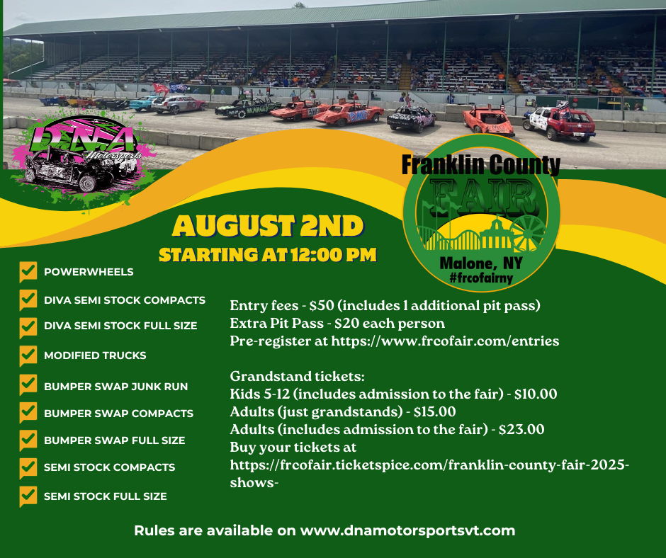 Franklin County Fair - Demolition Derby