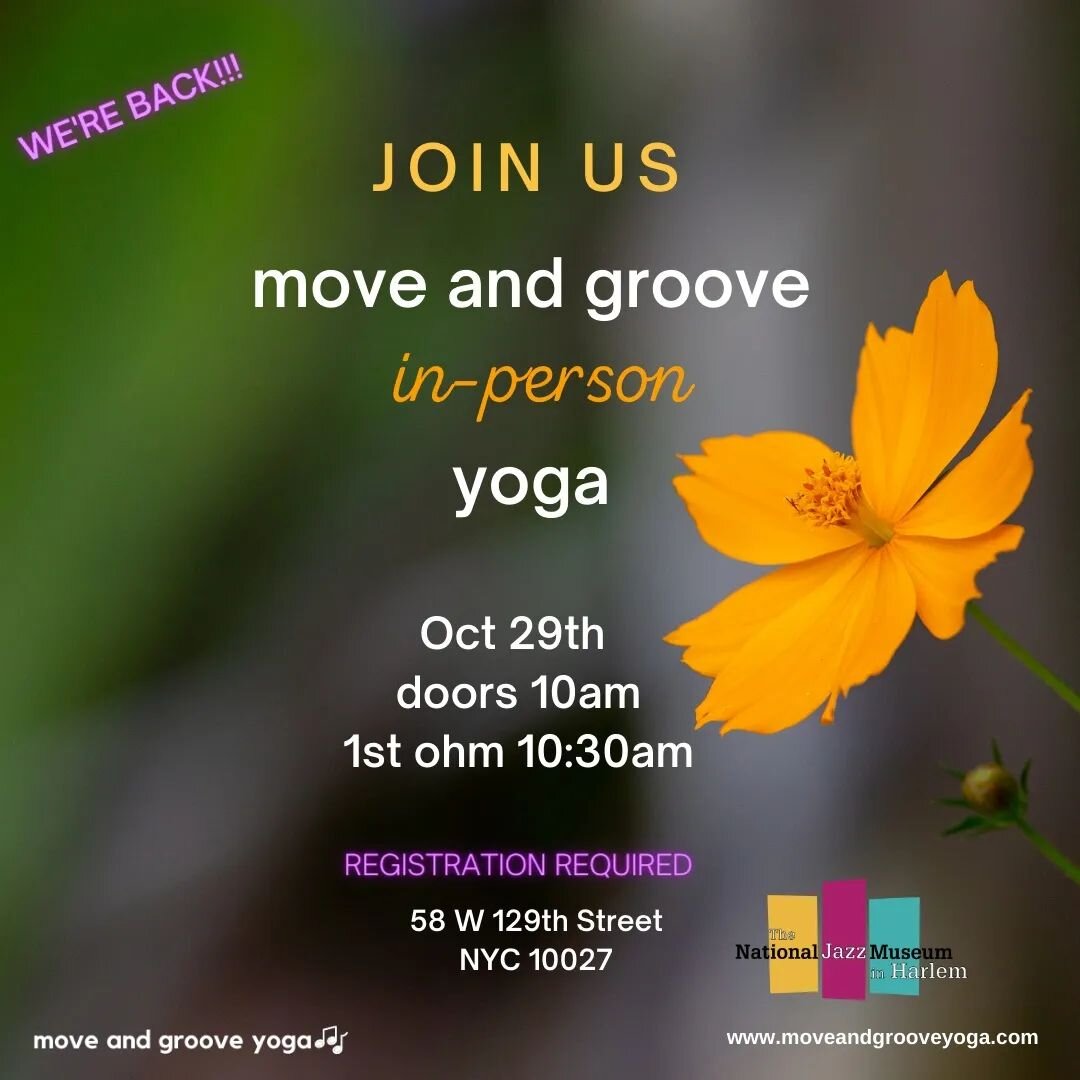 Yogis, music lovers and friends...Oct 29th, morning this time around.  Check the story for the link.  In this new season, we have very limited space.  #moveandgroove 🎵🎹🎶