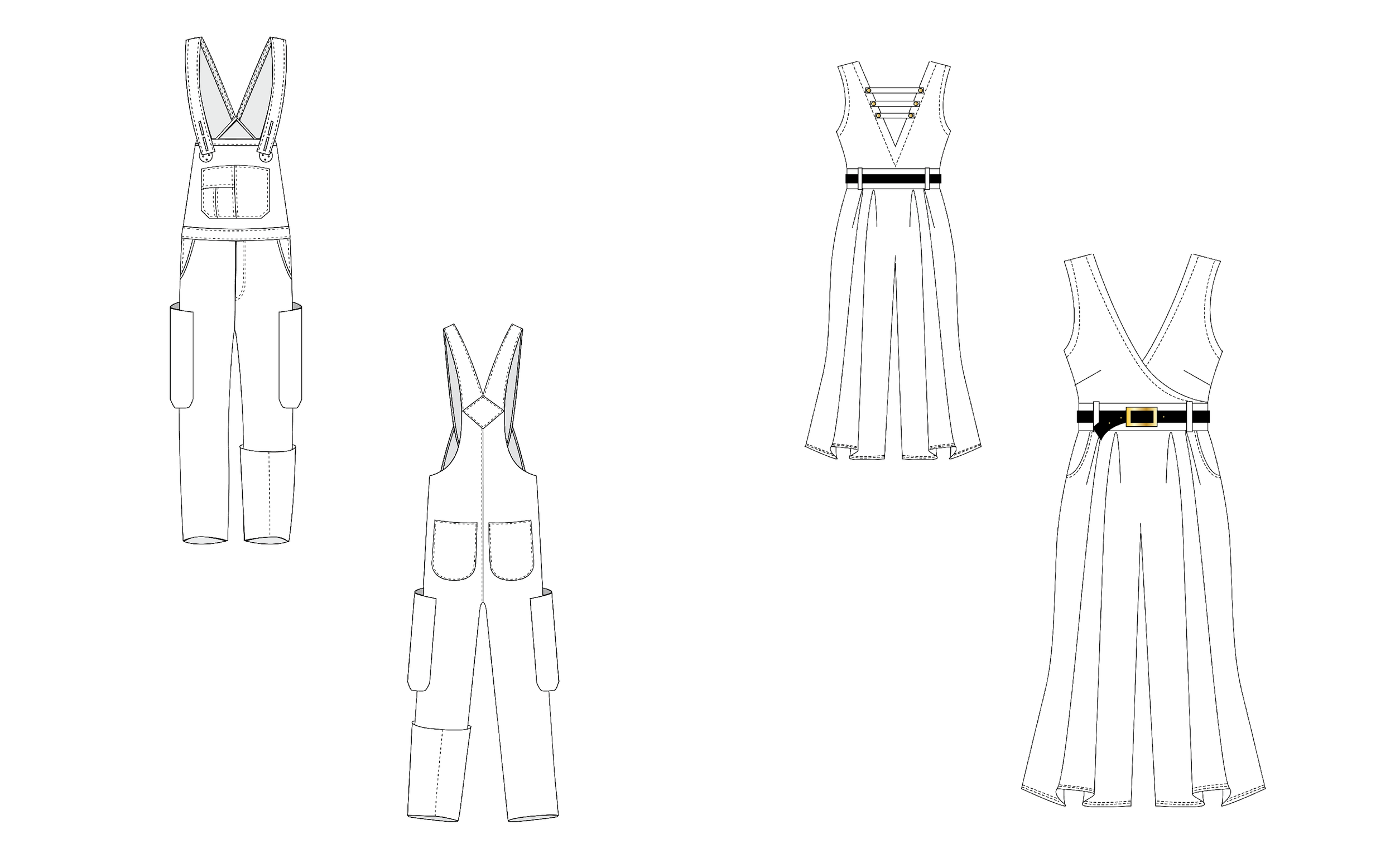 Technical fashion flat 