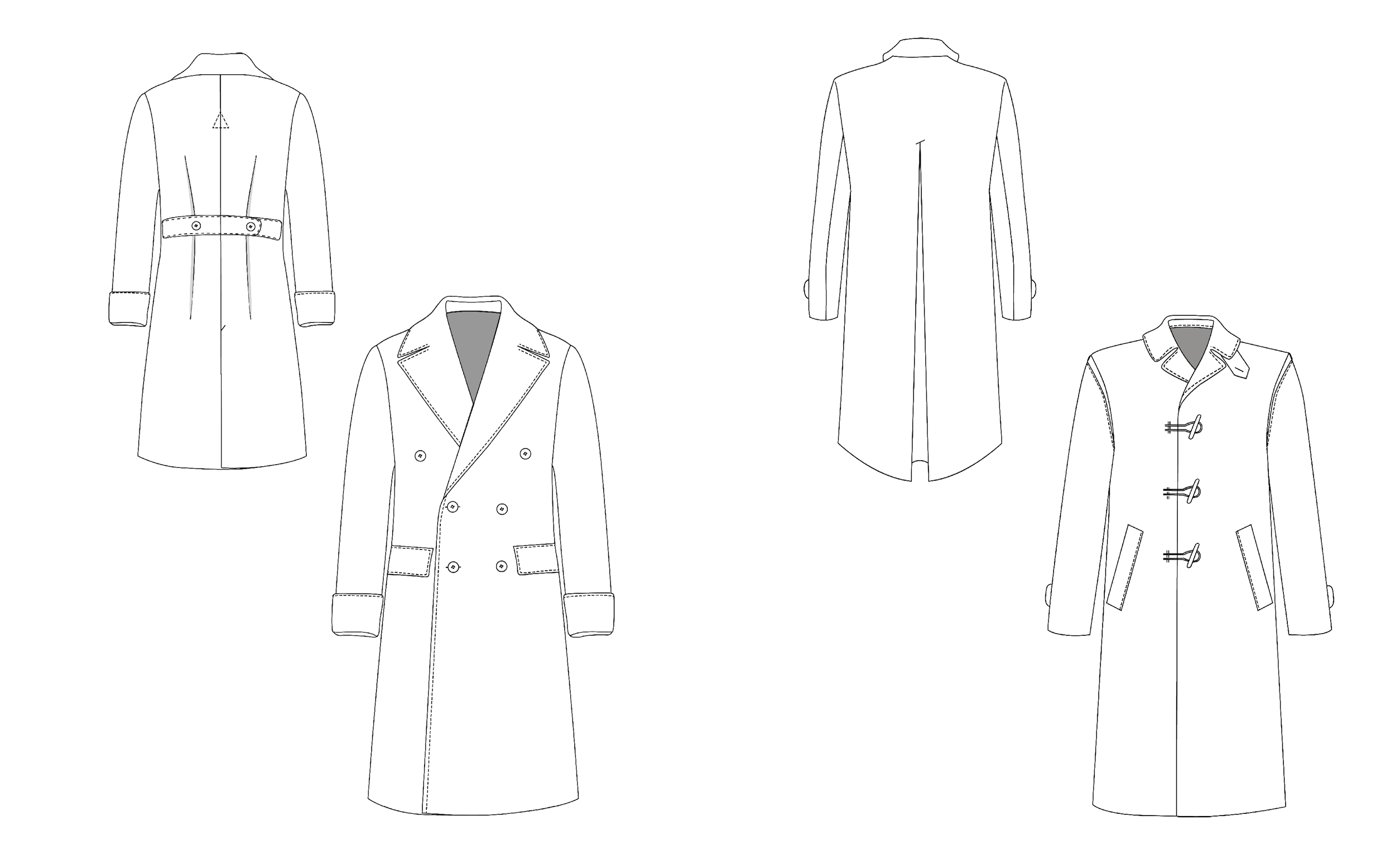  Technical fashion flat 