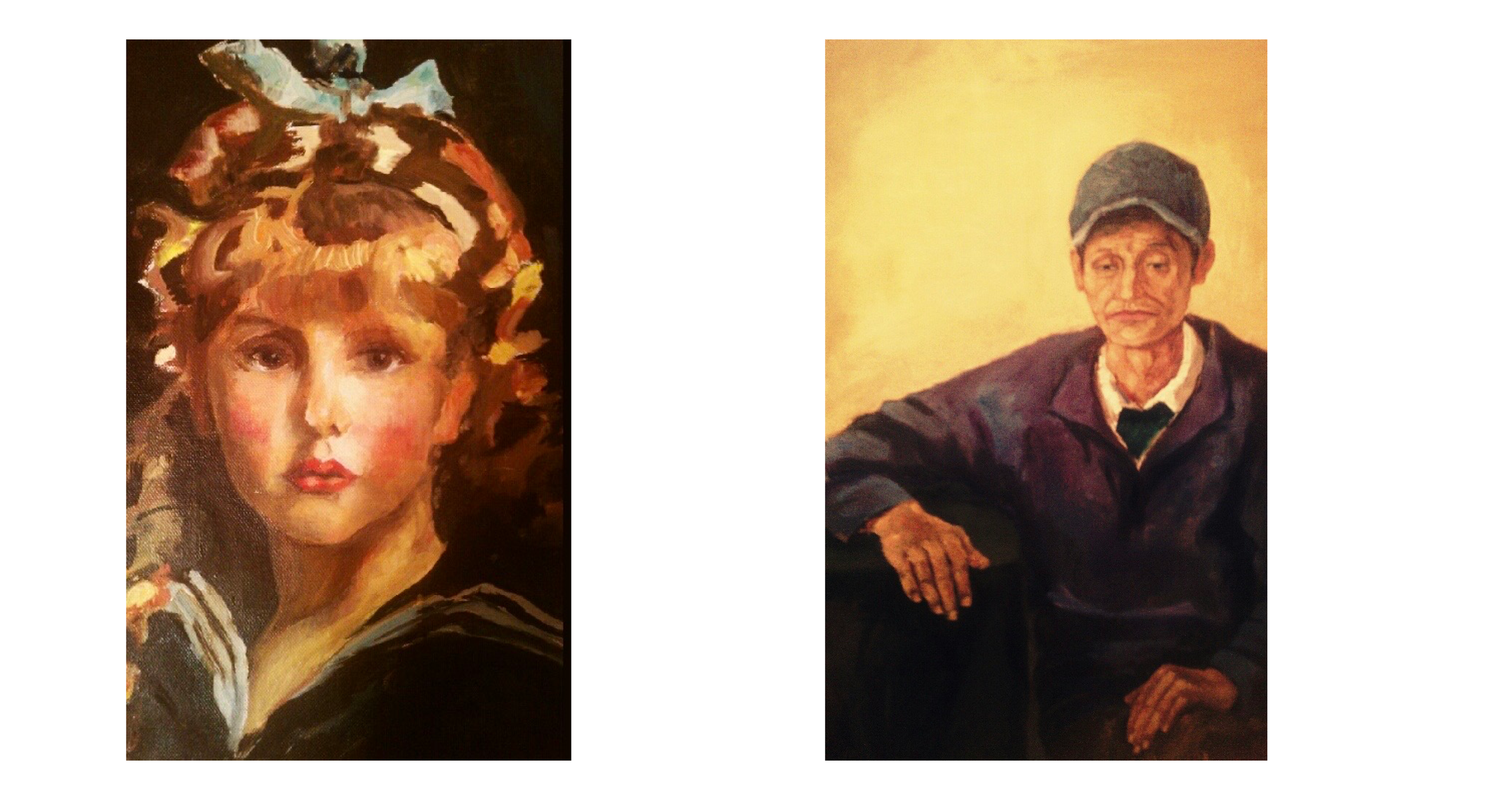  Oil Portrait Painting  