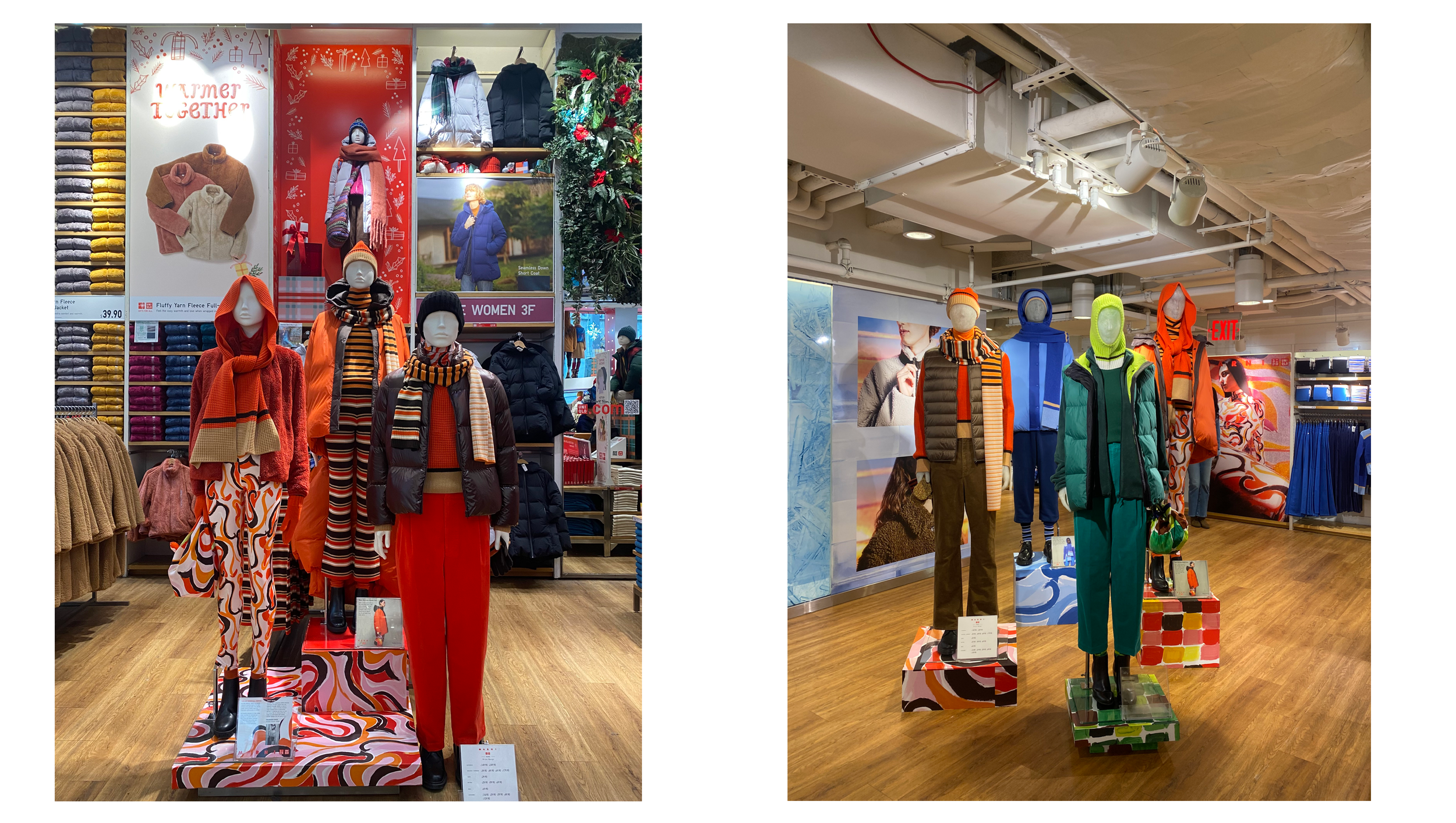 Marni  Collaboration with Uniqlo,  Uniqlo 5th Av Flagship Store.