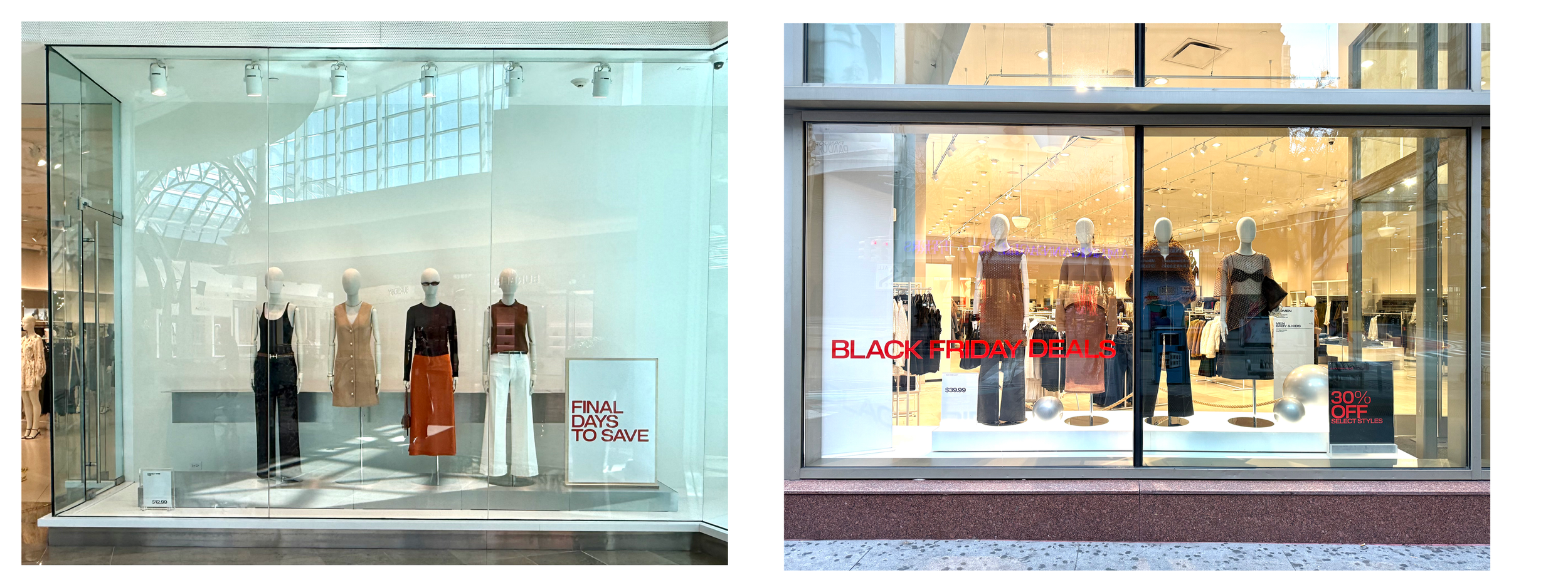 H&M Vitrine Display 