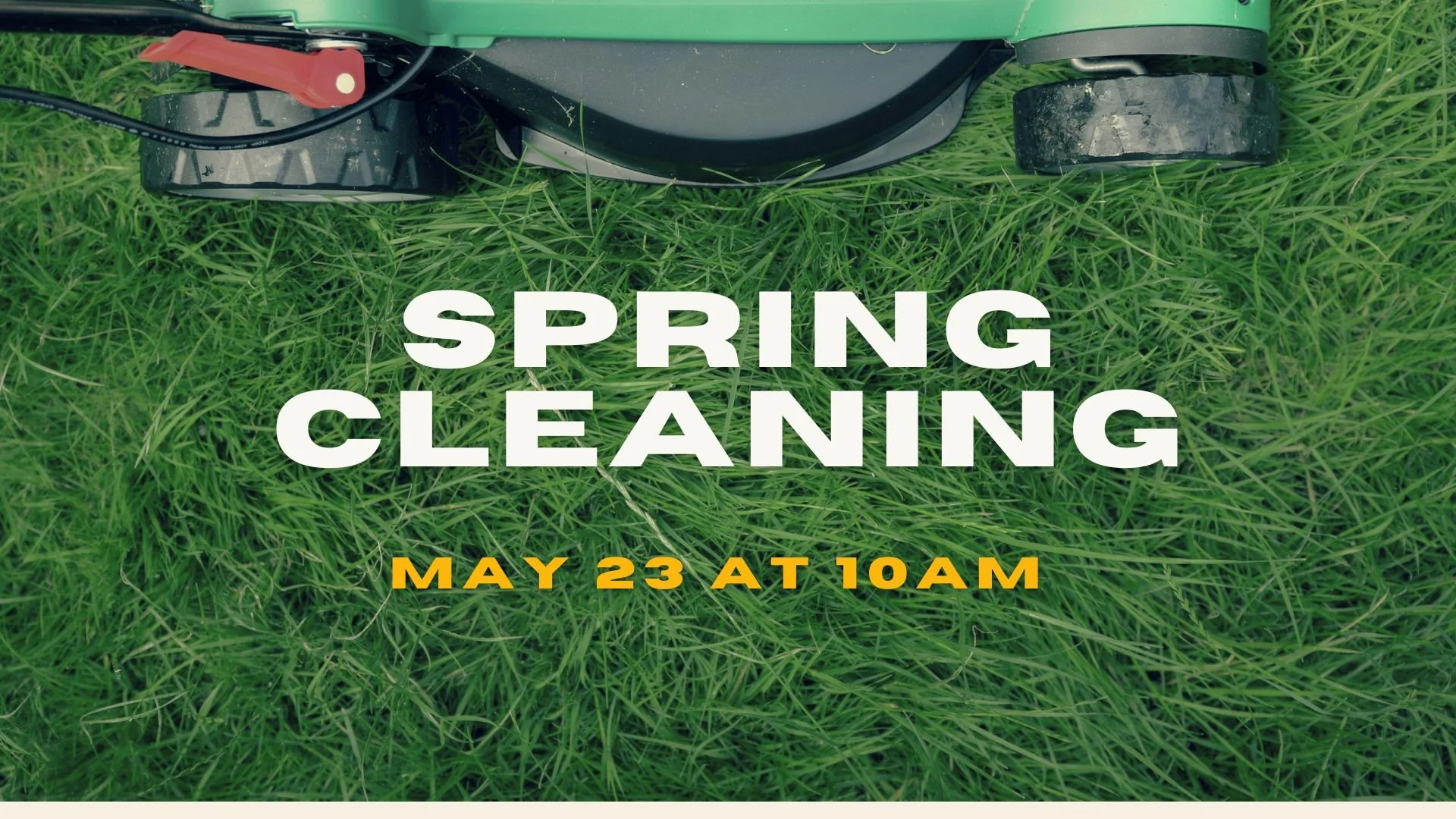 View Church Spring Cleaning Day