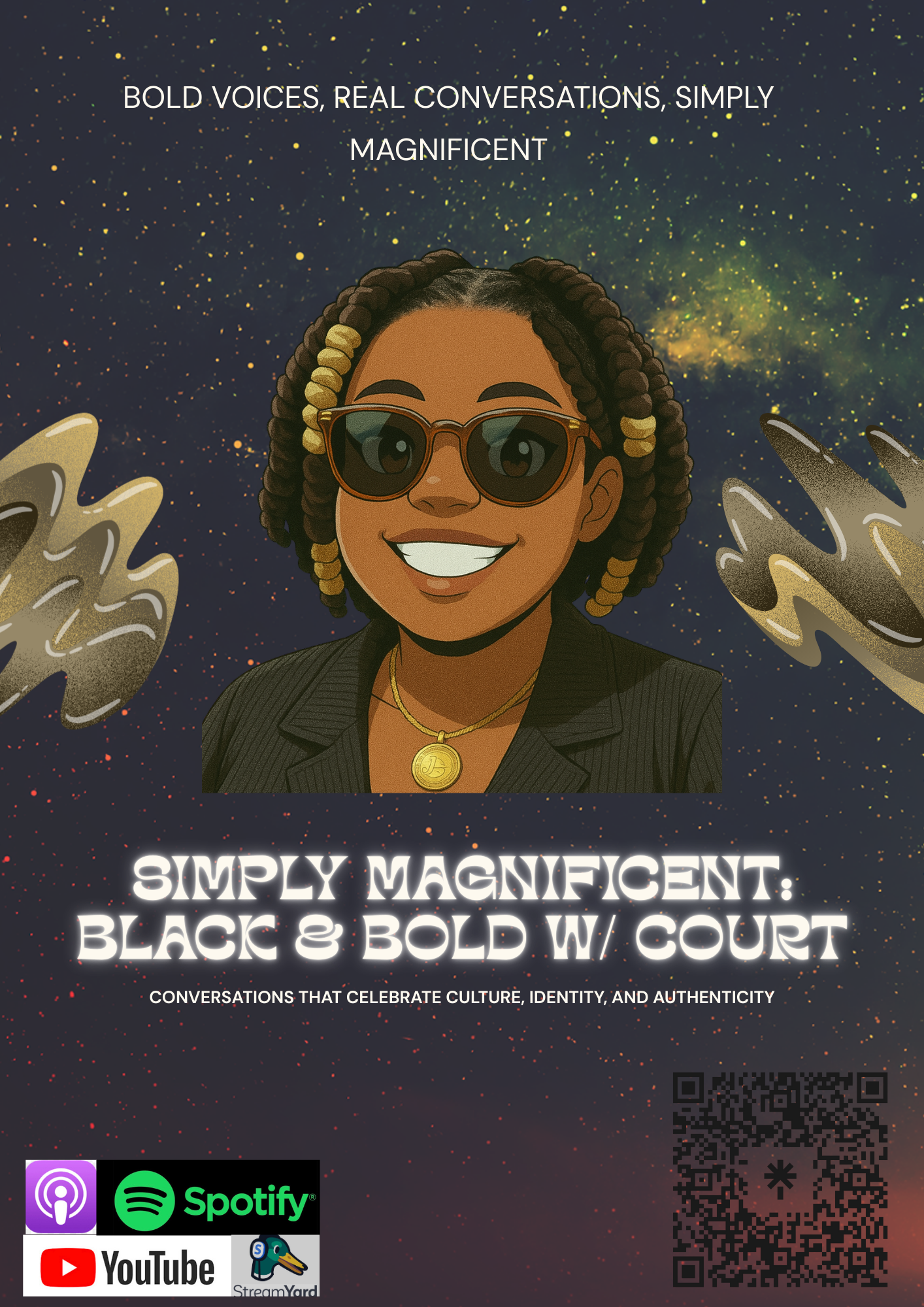 NEW NEW Season 1 EPS : 1 Simply Magnificent: Black &amp; Bold w. Court