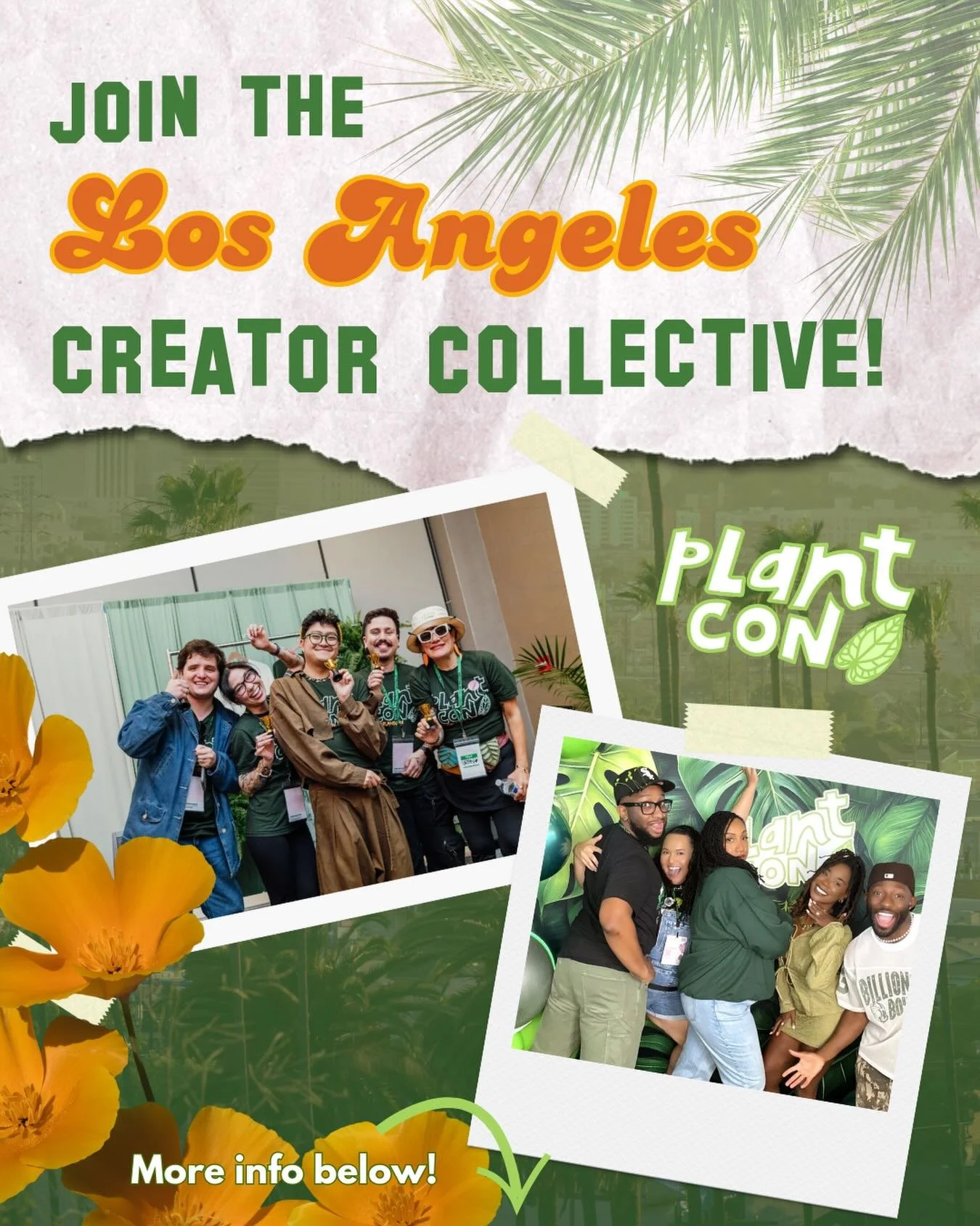 pls tell me you&rsquo;re going to join the Creator Collective in LA 😭💞 

The collective is all about sharing your love for PlantCon, BTS, swapping tips, teaching each other, and actually connecting in a way that feels so genuine.

You&rsquo;ll get 