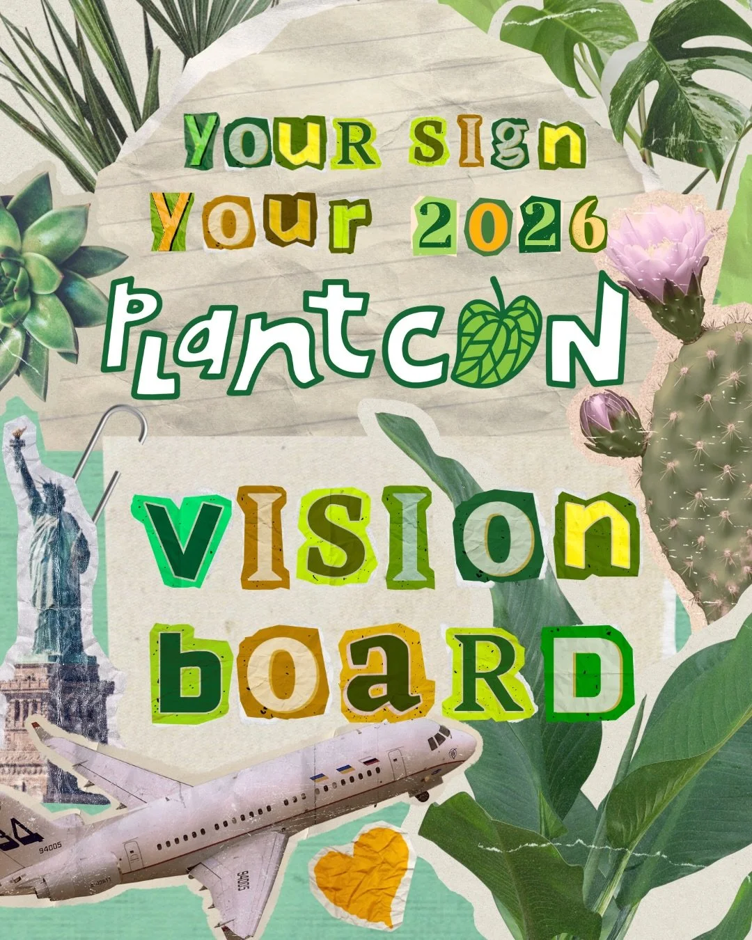 BESTIESSSS! New year, new cities! So a 2026 vision board is a MUST!! PlantCon is really taking on all sides of the US 😉 

👀⭐️&nbsp;according to the stars, what city are you going to? 

✨PlantCon Details Below✨
🎟️ Purchase tickets at plantcon.org ?
