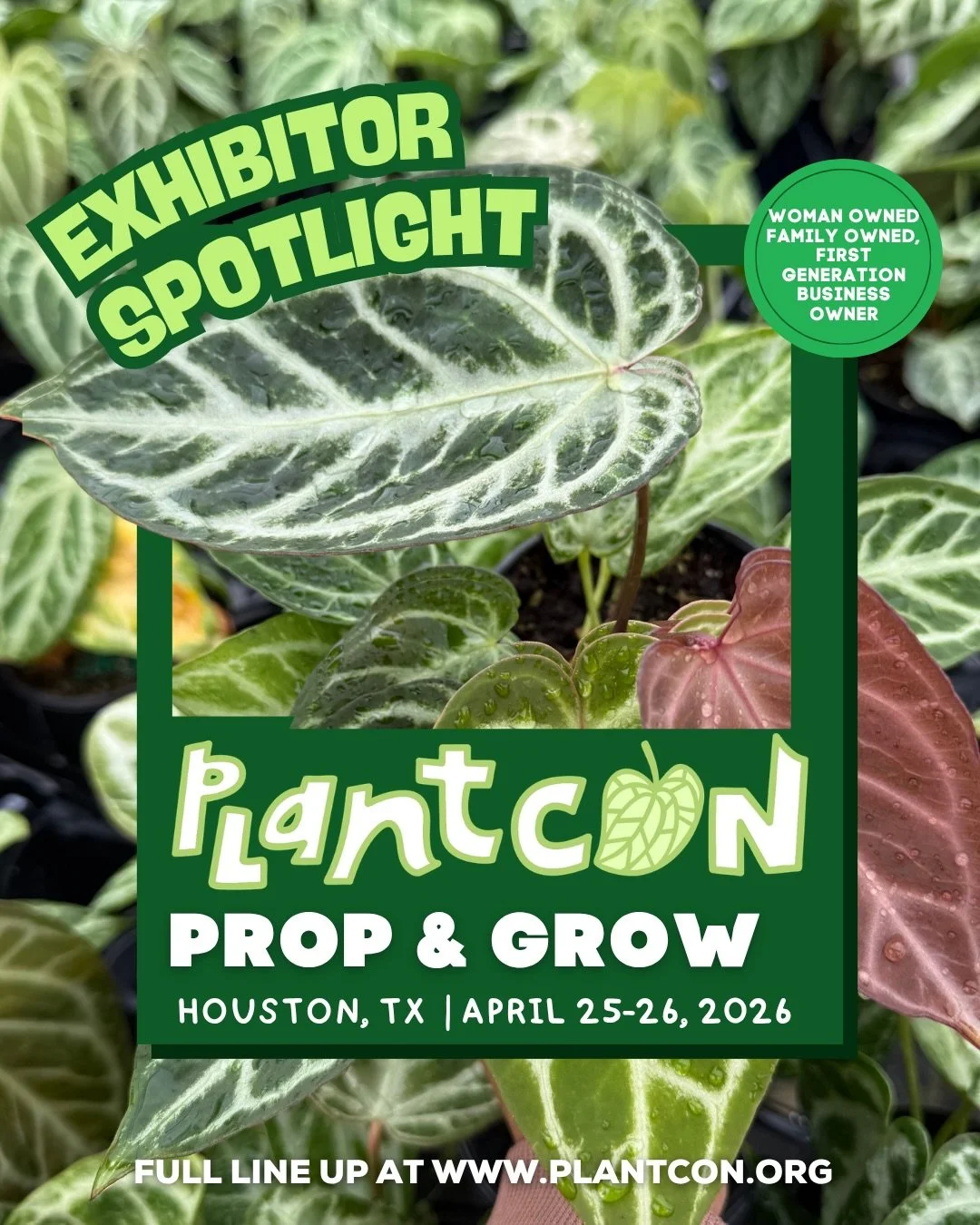 🌱Houston! 

🌸In honor of ending Women&rsquo;s Month, we are so proud to highlight two of our faithful superWOMAN-OWNED businesses!

💐Prop &amp; Grown is a proud Woman-Owned, Family-Owned, and FIRST GENERATION business!

💐 Anavrin Botanicals is a 