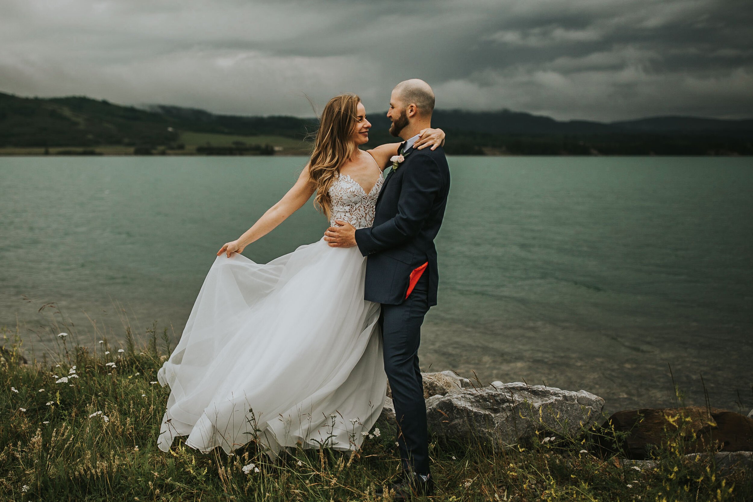 Intimate-Ghost-Lake-Alberta-Wedding
