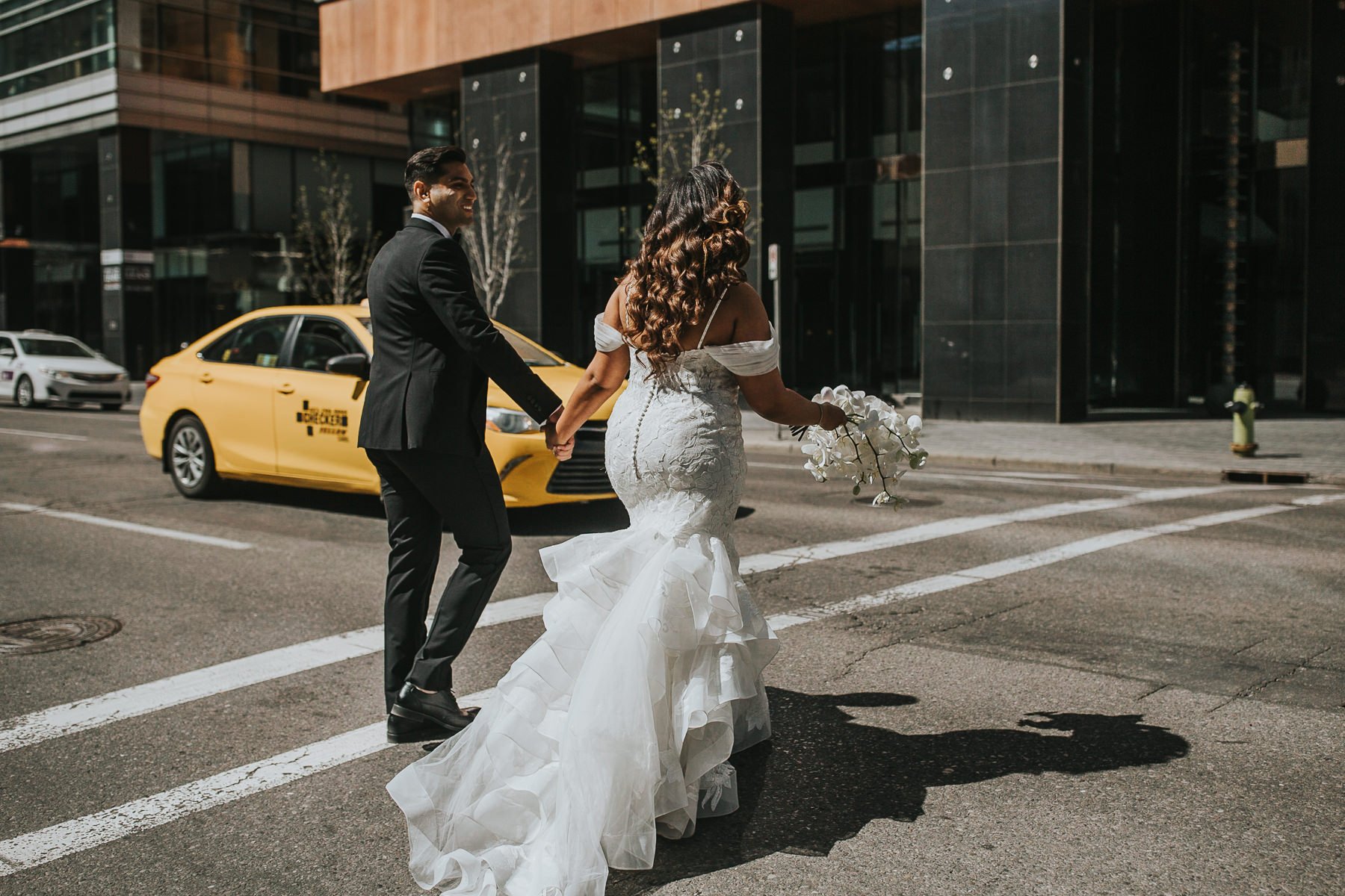 New York Style Wedding Photos in Calgary 