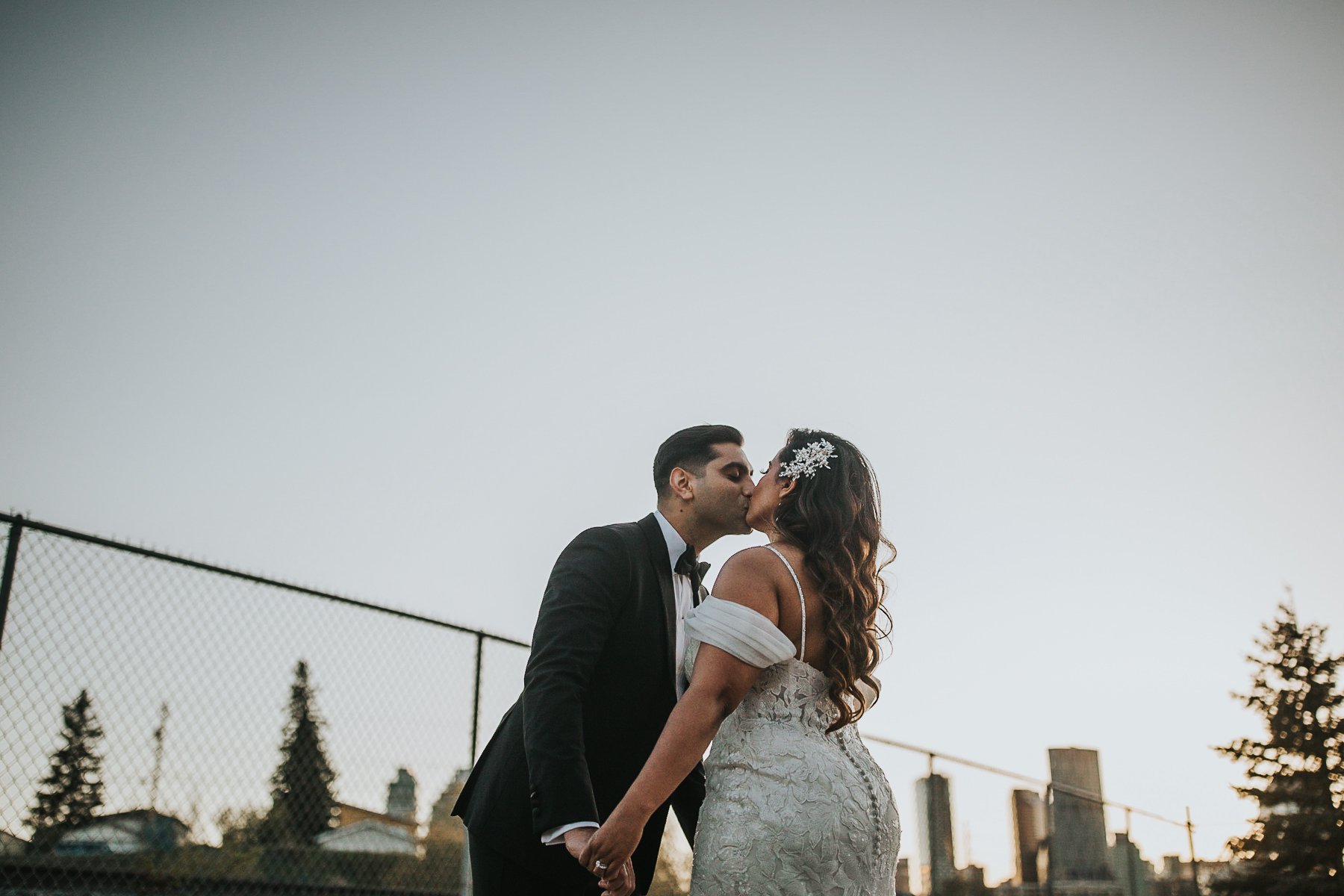 Golden Hour Wedding Photos in Calgary 