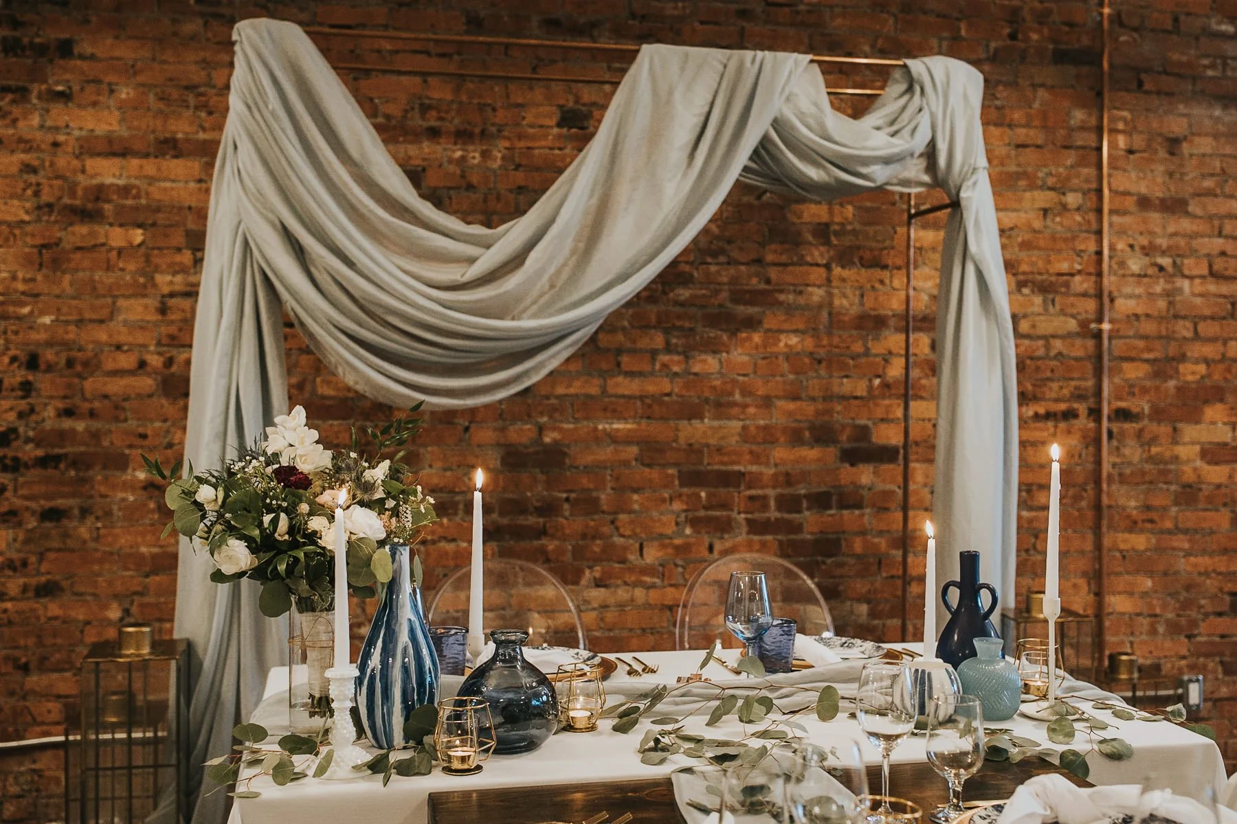 Blue Wedding Decor 