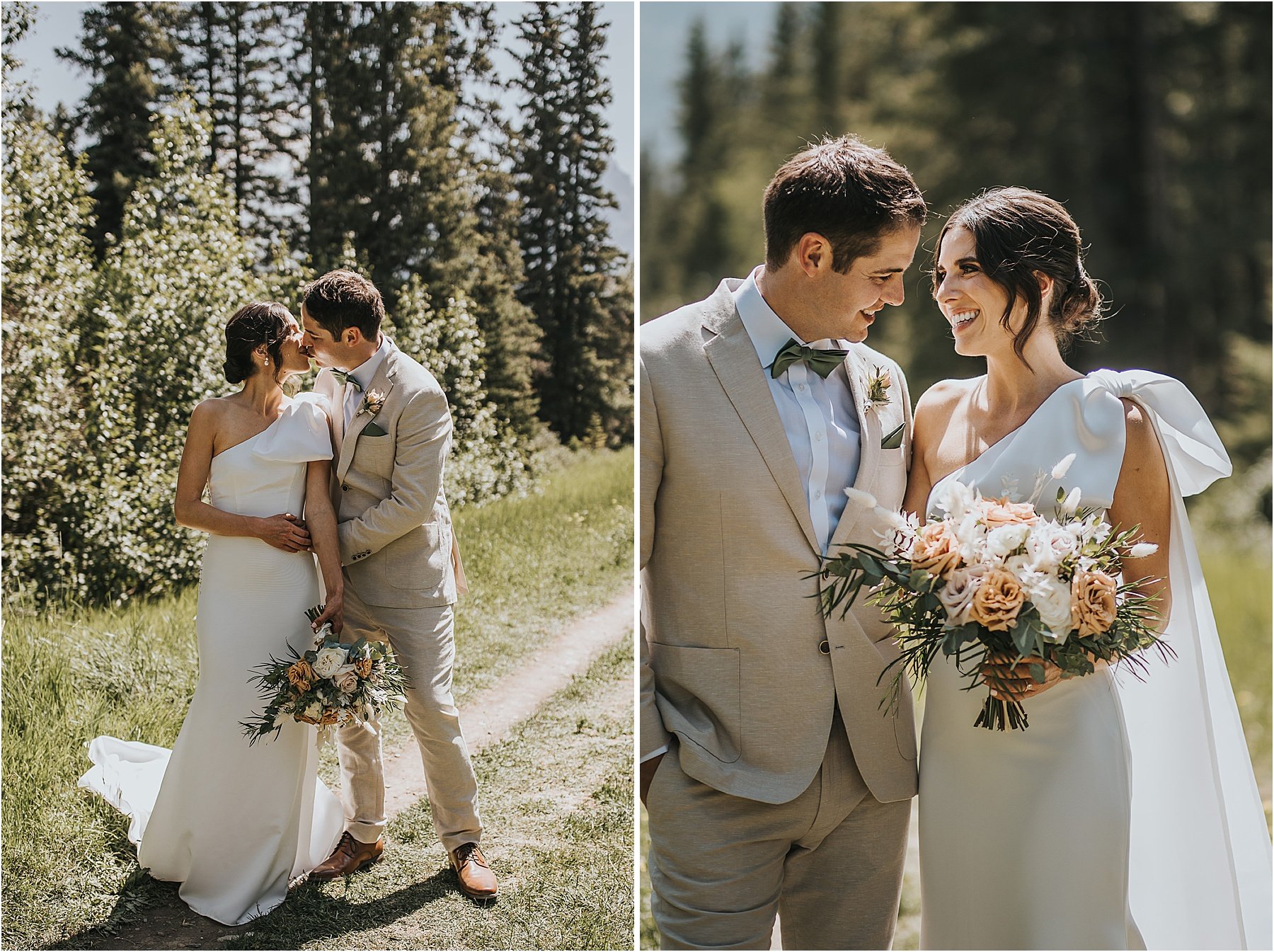 Modern Mountain Wedding in Canmore