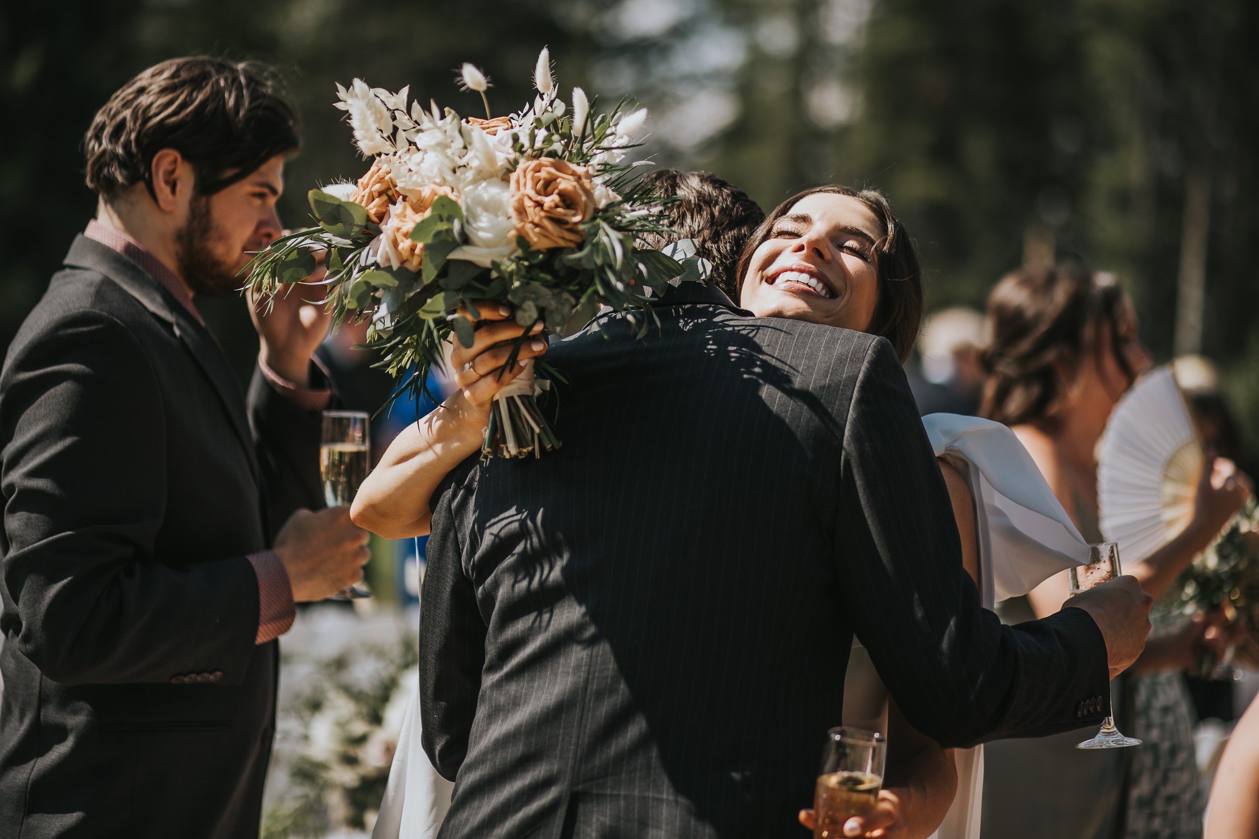 Candid Canmore Wedding Photographer