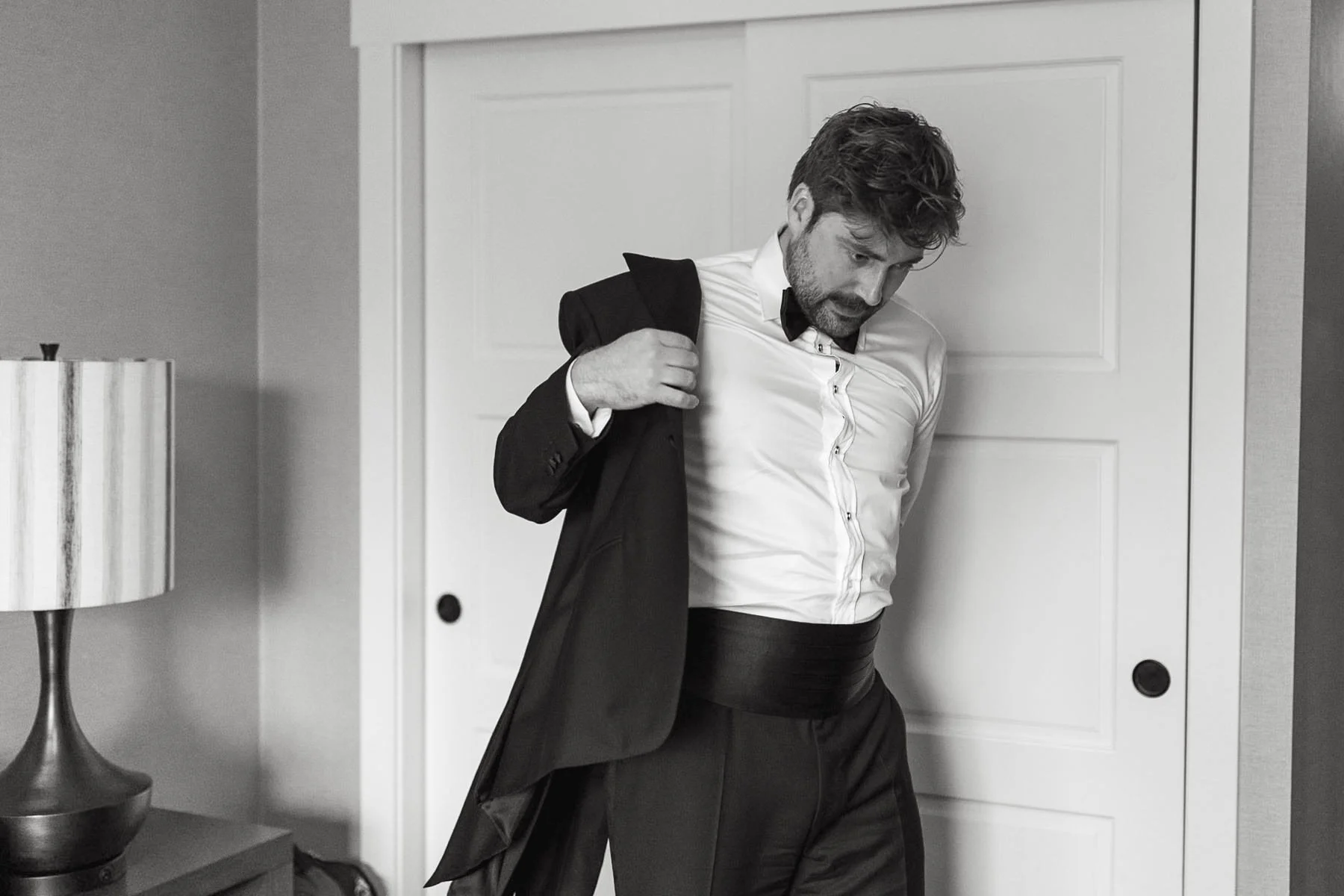 Modern groom style