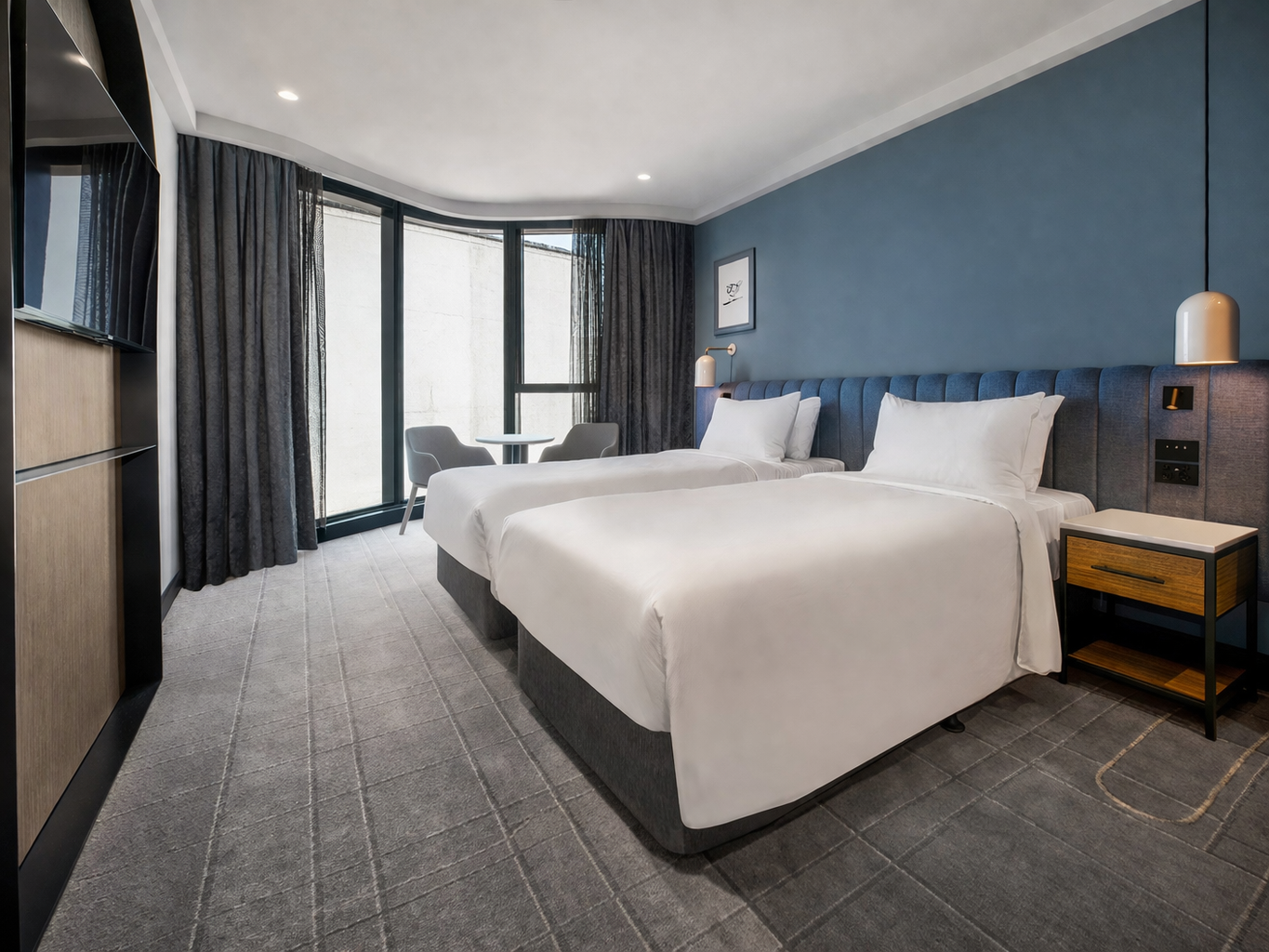 2 SINGLE BEDS STANDARD