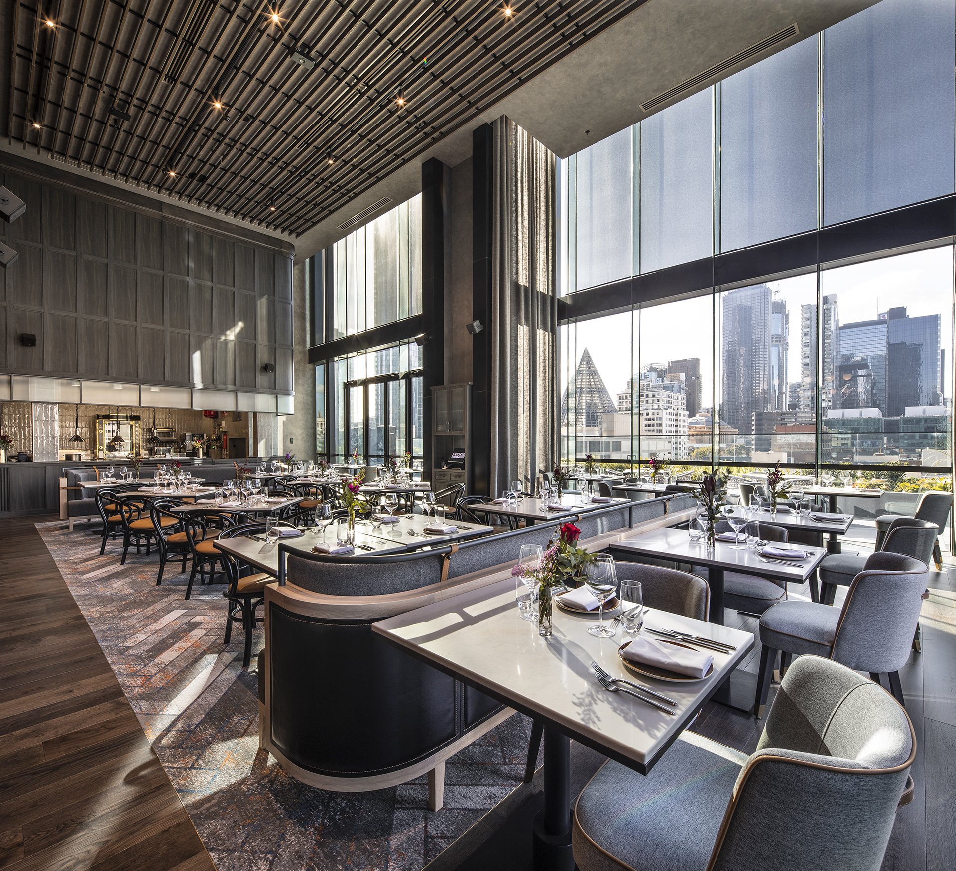 Event space with city views in Melbourne CBD