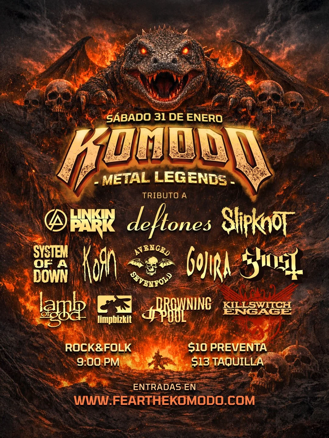 Komodo Metal Legends