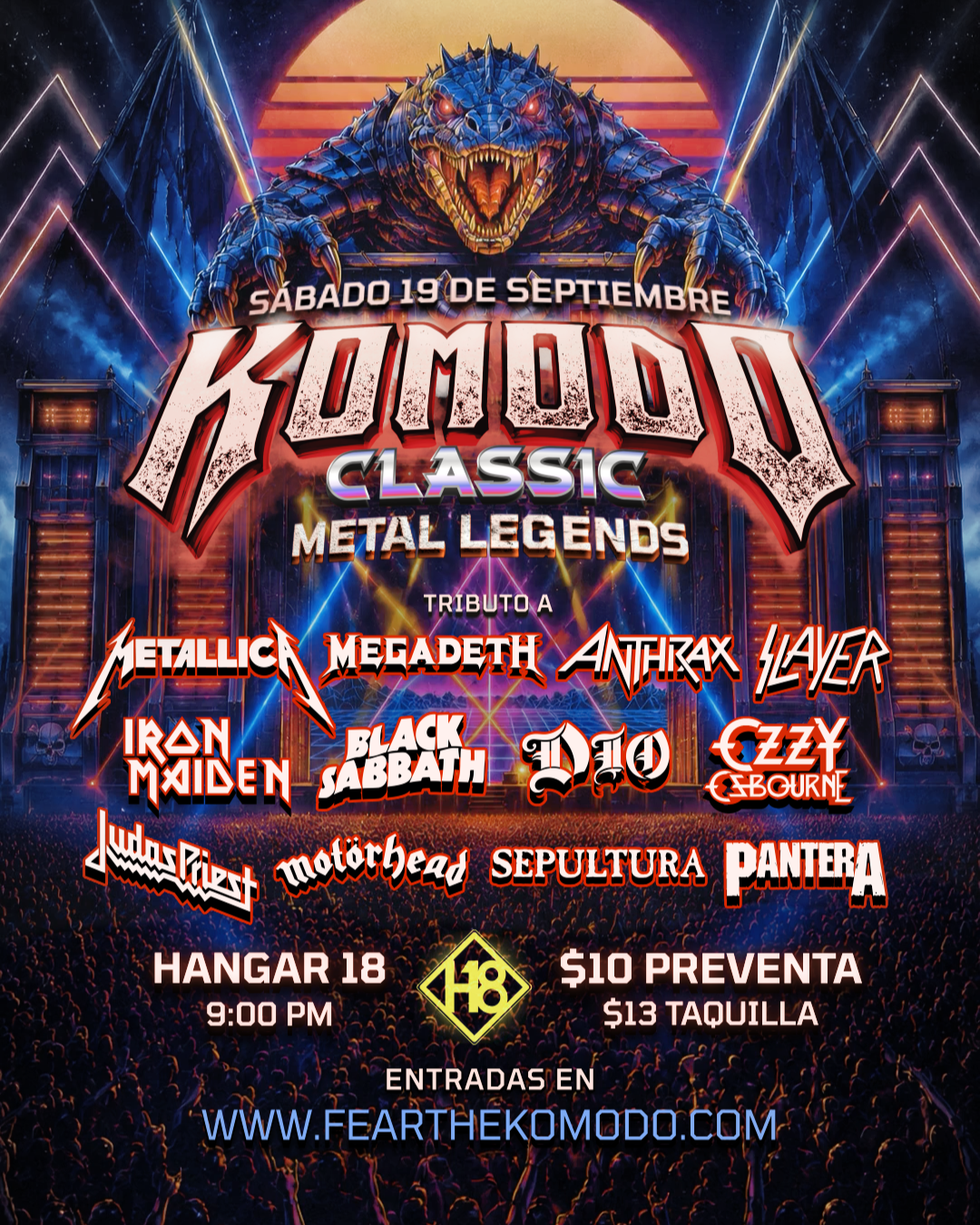 Komodo Classic Metal Legends