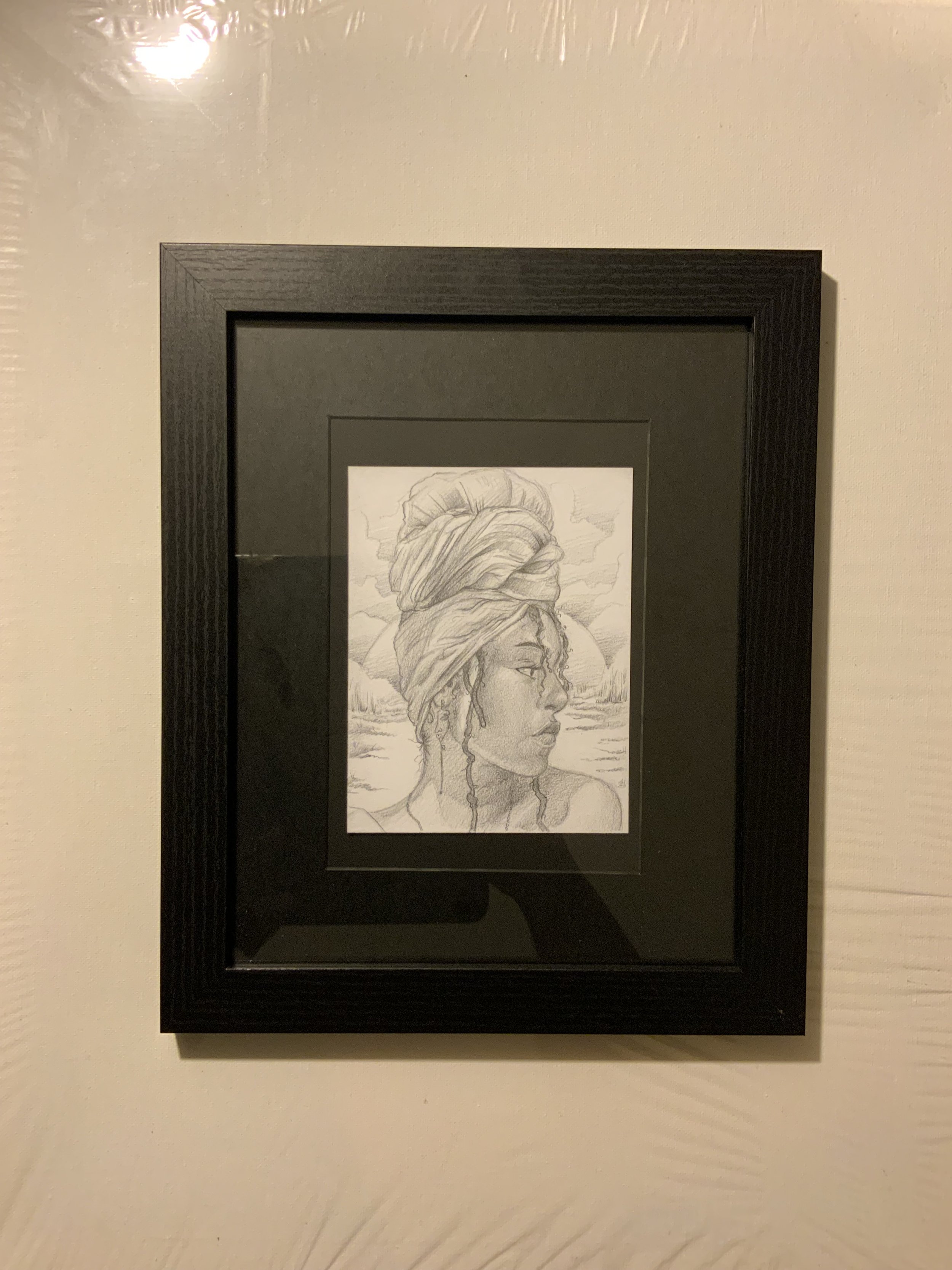 Traditional Wrap Portrait Sketch