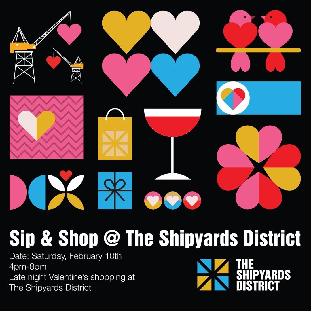 We are participating once again in the Shipyards District Sip &amp; Shop this coming Saturday, and hope that some of the buzz, the hype, the hoopla of that waterfront entertainment hub will splash as far northwards as West 1st. We'll keep you fed and