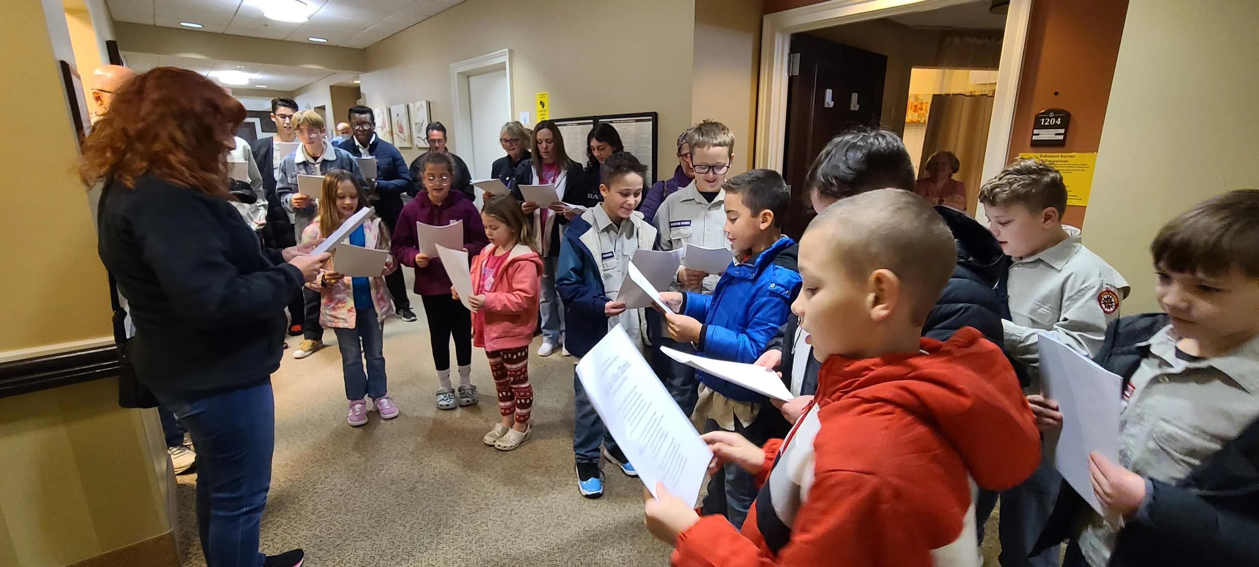 Royal Rangers Christmas Caroling