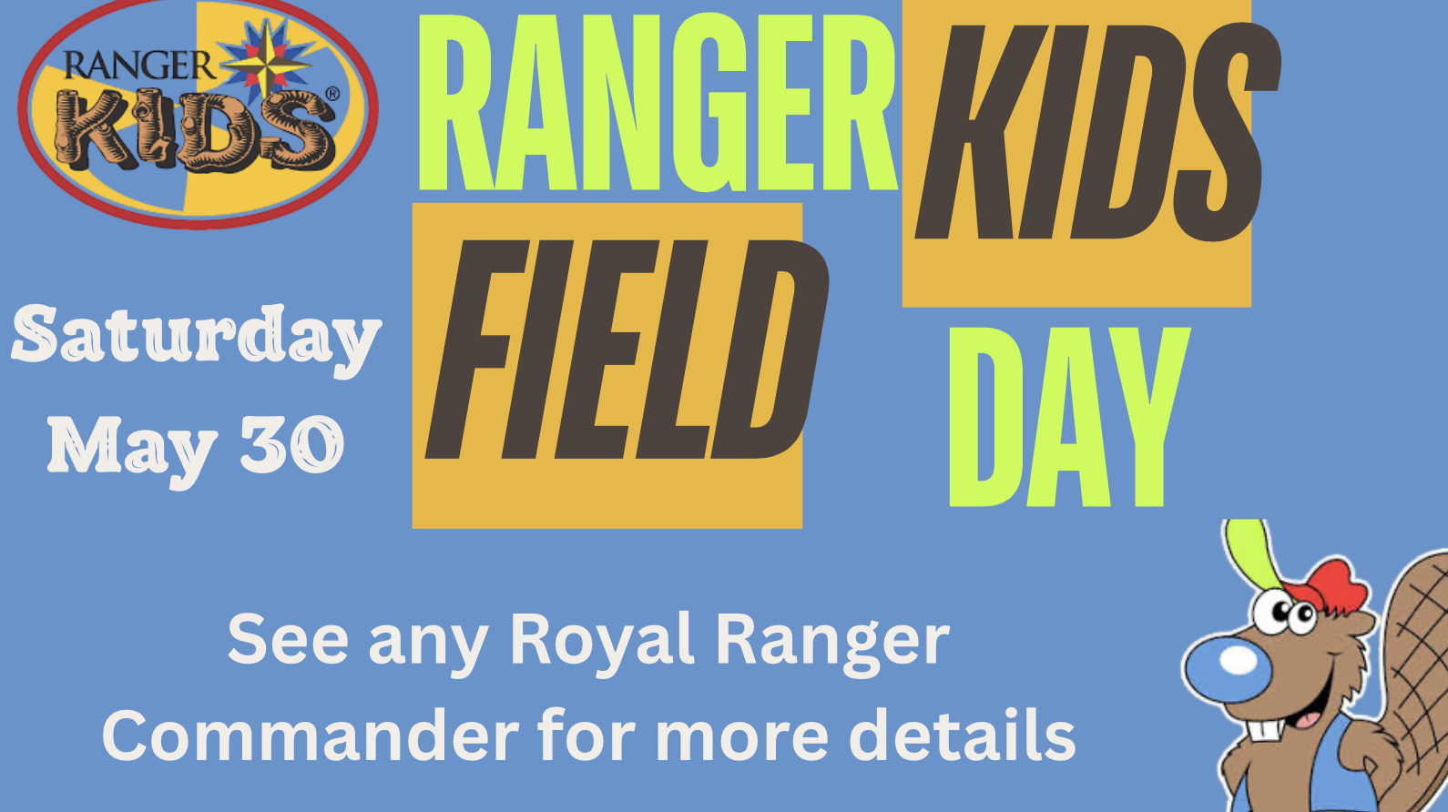 Ranger Kids Field Day