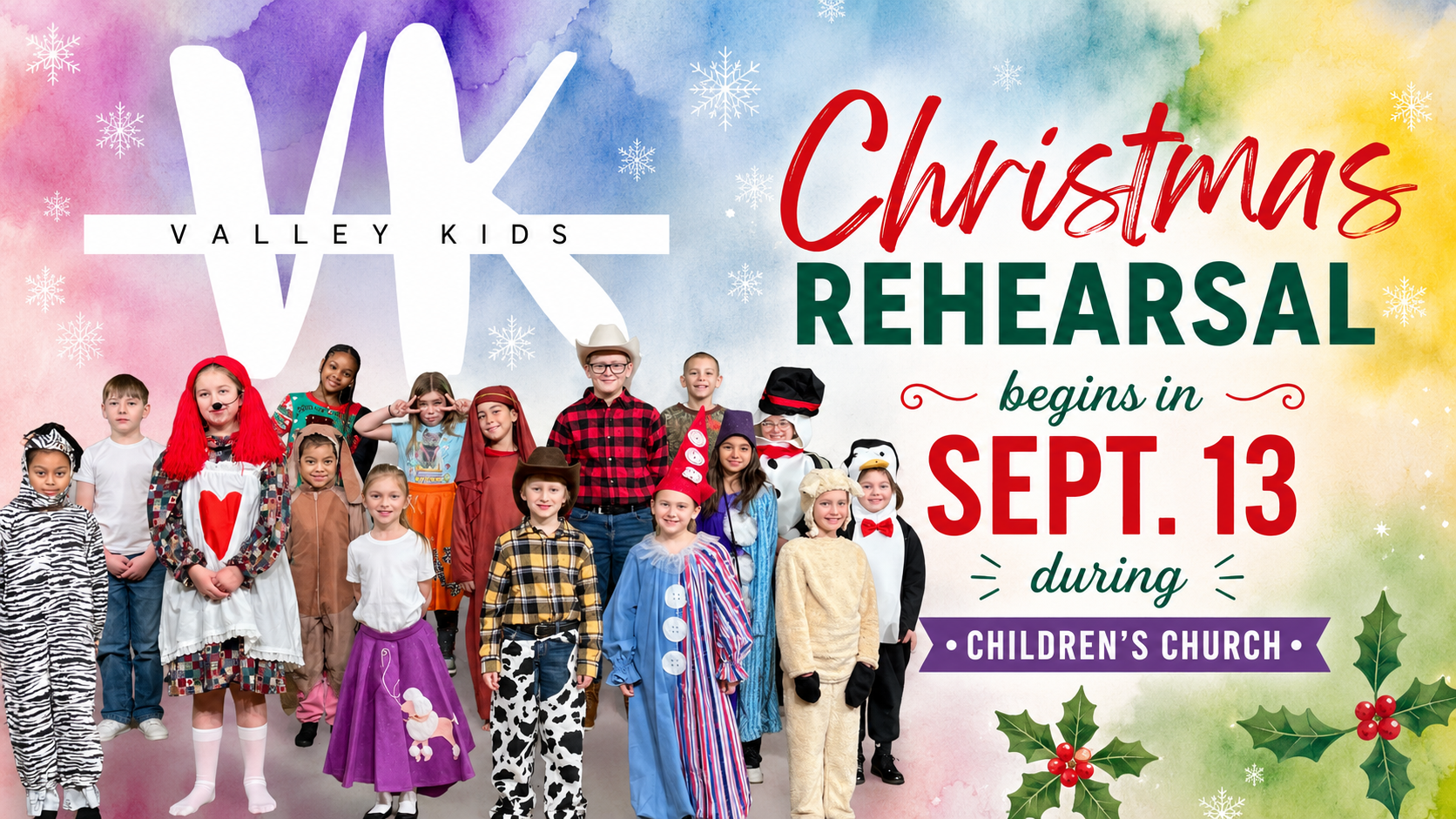 Children's Christmas Choir begins