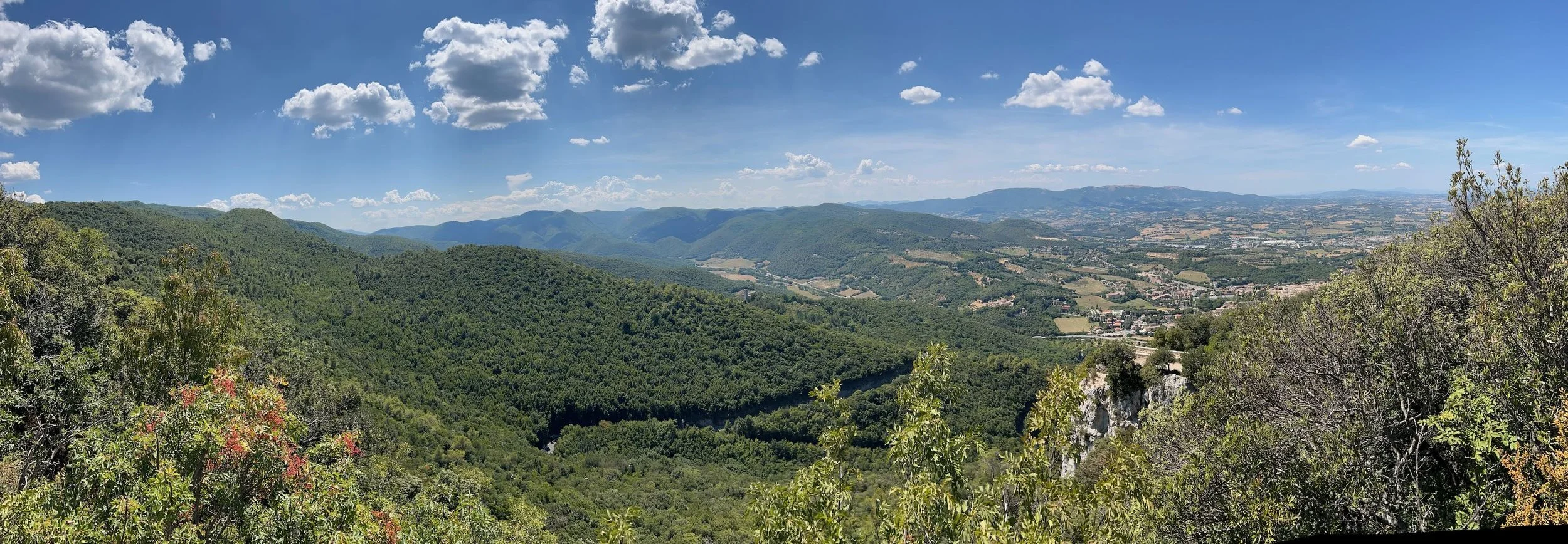 Monte Falco, Umbria, Italy, incredible views from this stunning "Falcon's Nest"