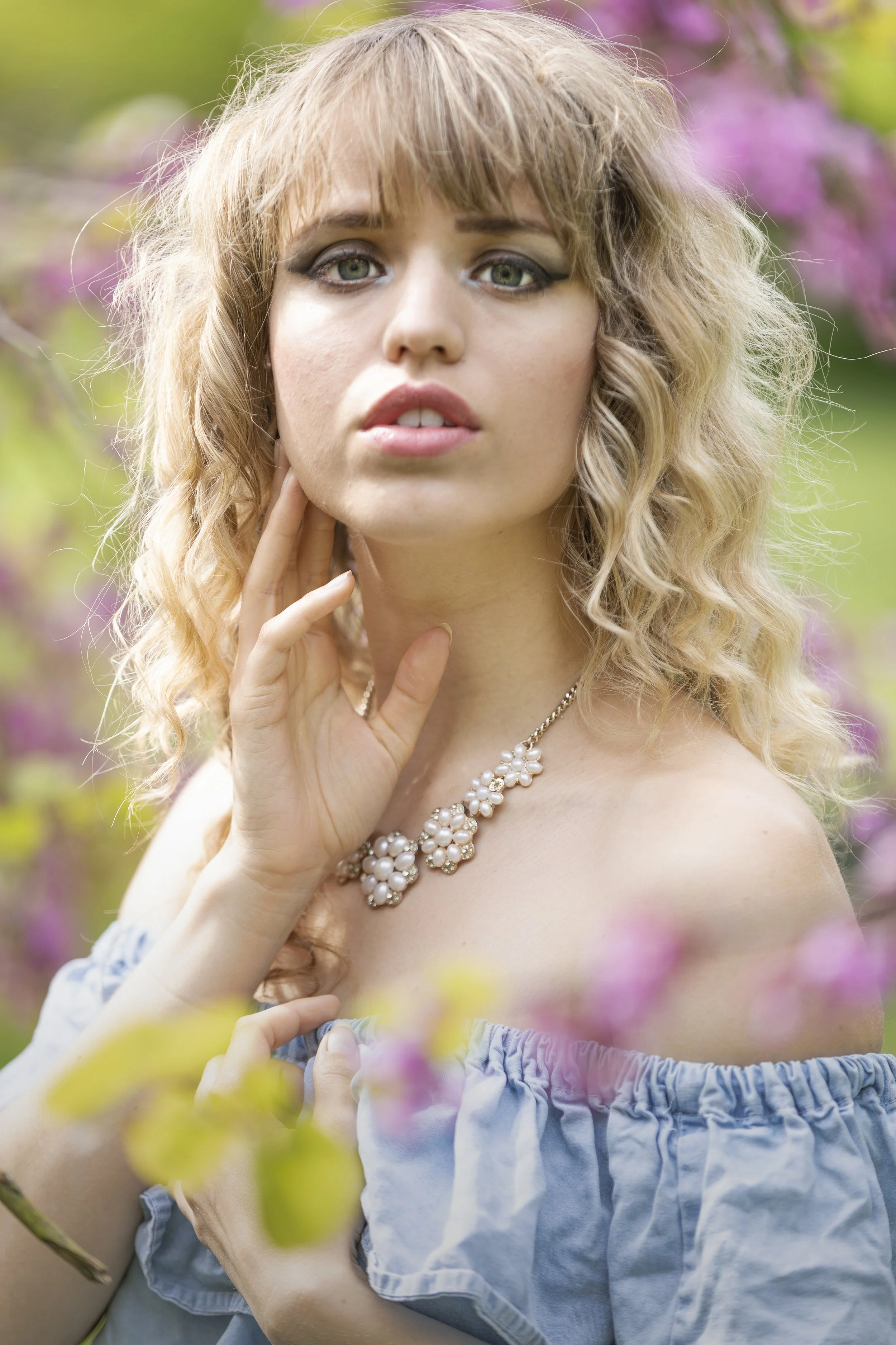Model photo shoot in spring time, SVV Media