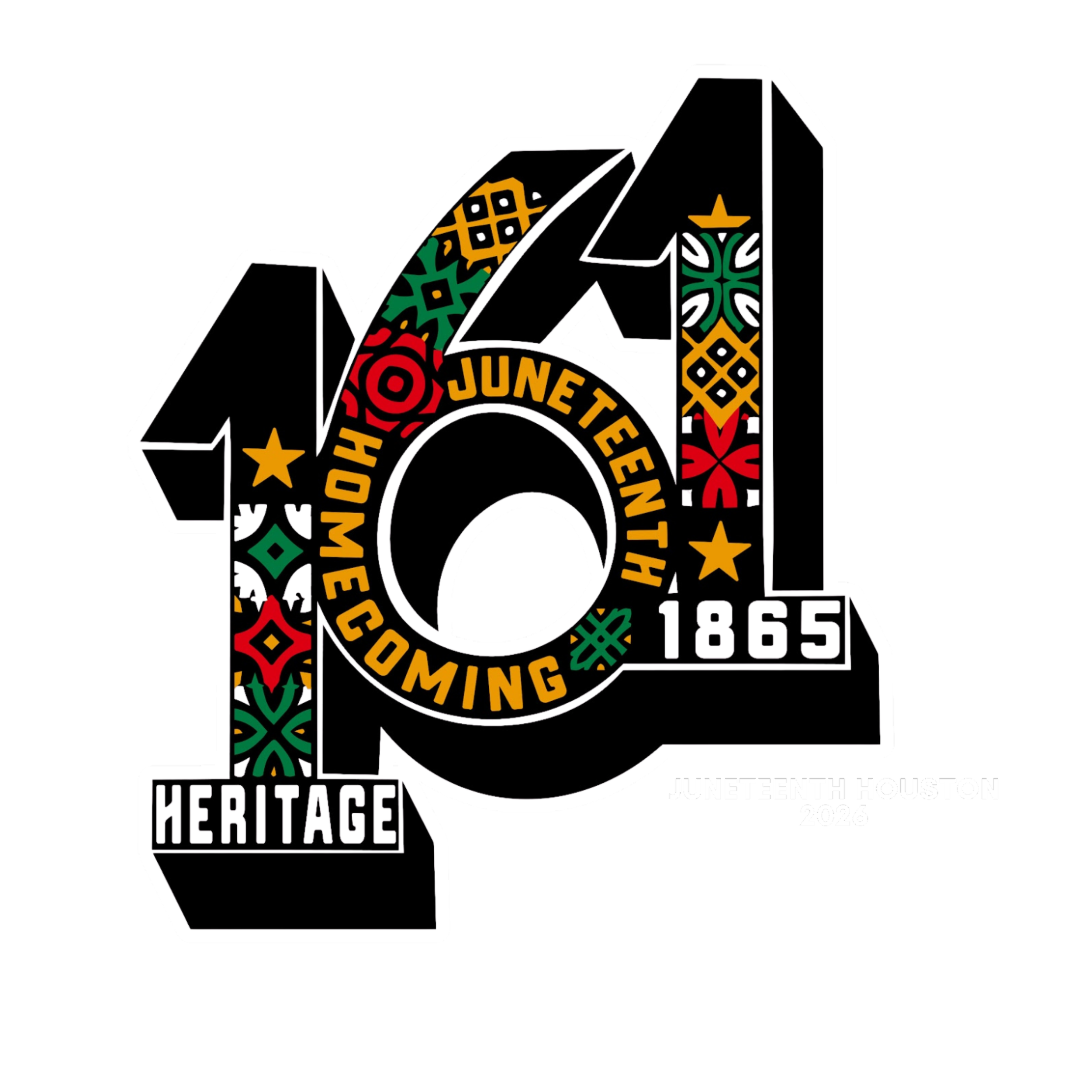 Juneteenth Houston 161st Commemorative Logo