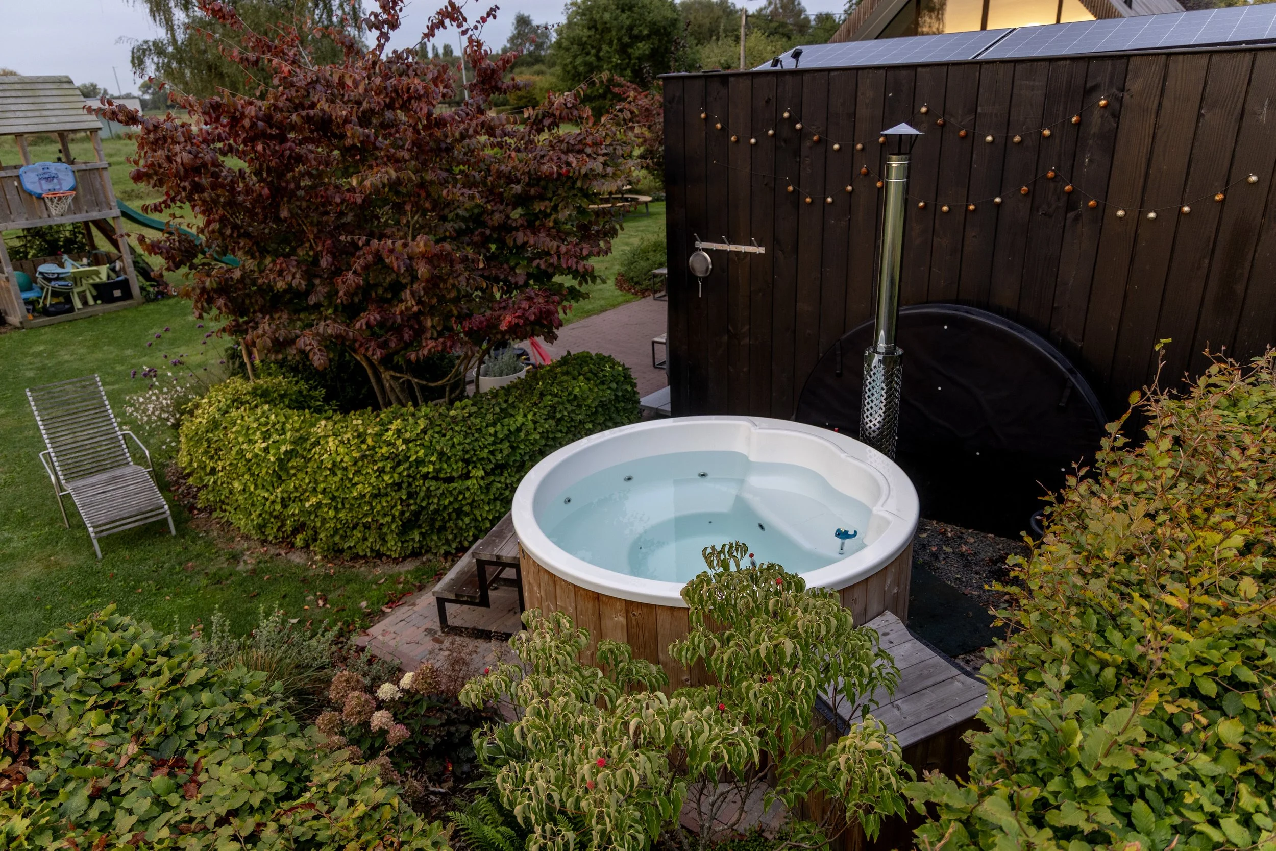 Wellnez atelier hottub handgemaakt in belgie