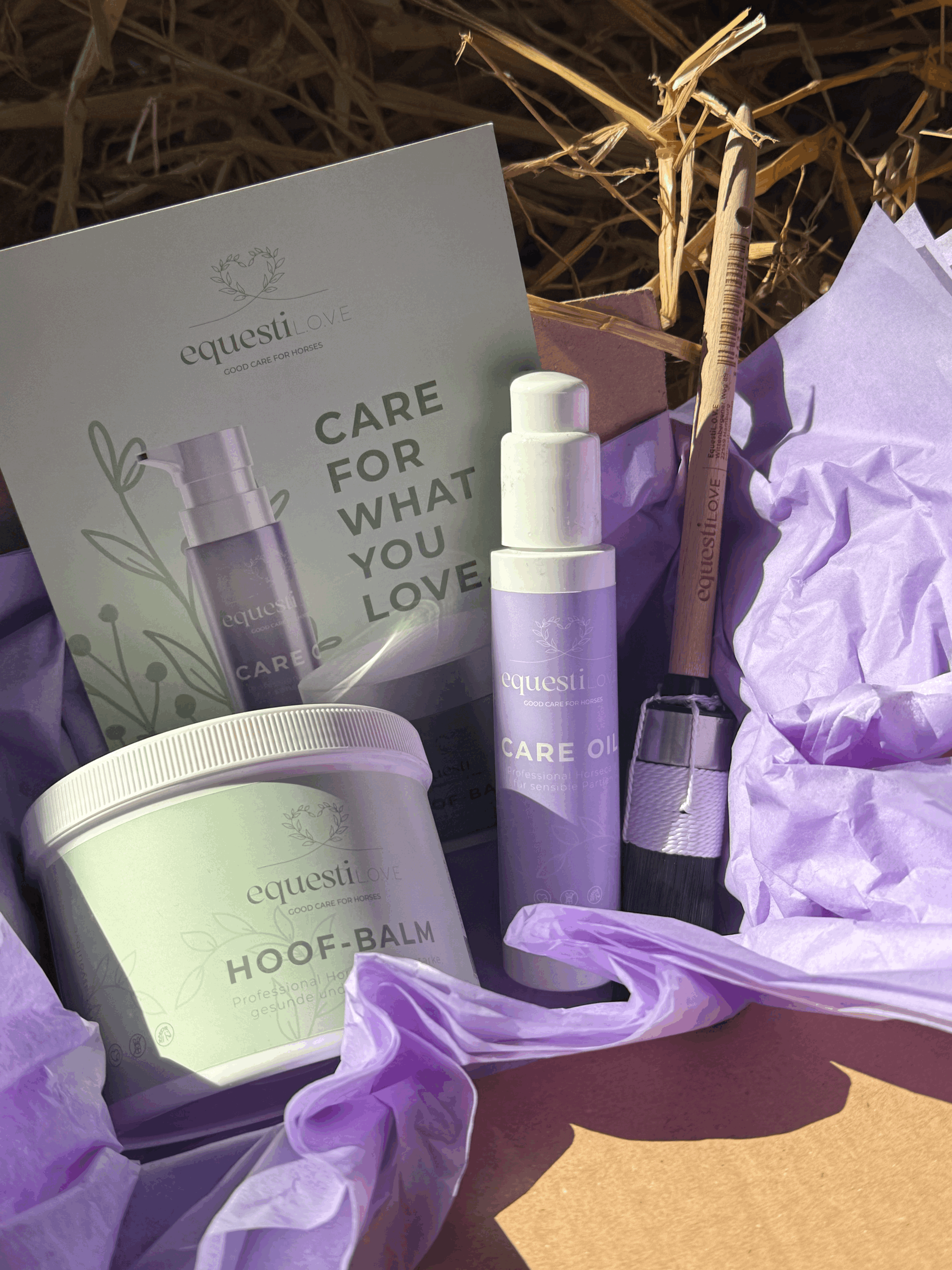 Pferdepflege Turnier-Set "Care for what you love"