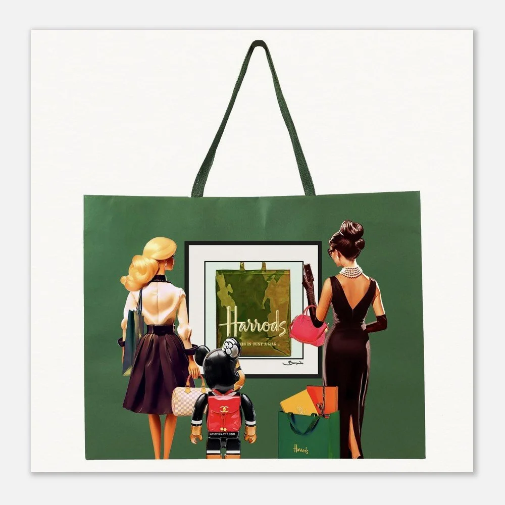 Most Wanted This Is Just a Paper Bag Harrods Luxury Open Edition Poster Boyarde