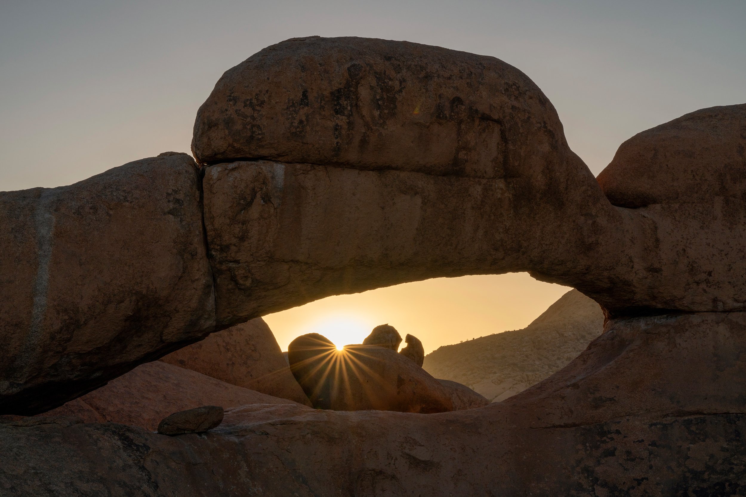 The arch at sunset
