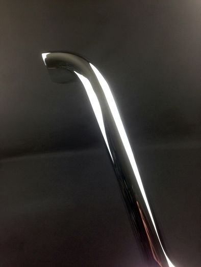 Double Cobra Tower Font With Chiller Tube And Python For Beer Lager Guinness Cider Silver4.jpg