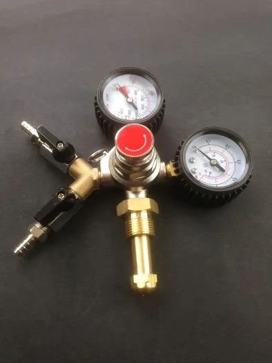 Double Nitrogen Nitro Mixed Gas Regulator For Guinness Stout & Lager With Double Switch Barb Fitting2.jpg