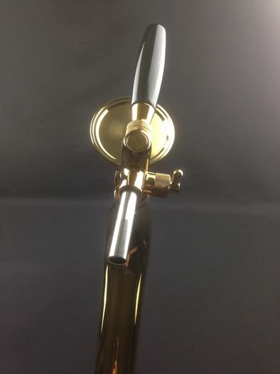 Single Adjustable Tap Taps Cobra Tower Font With Chiller Tube And Python For Beer Cider Gold2.jpg