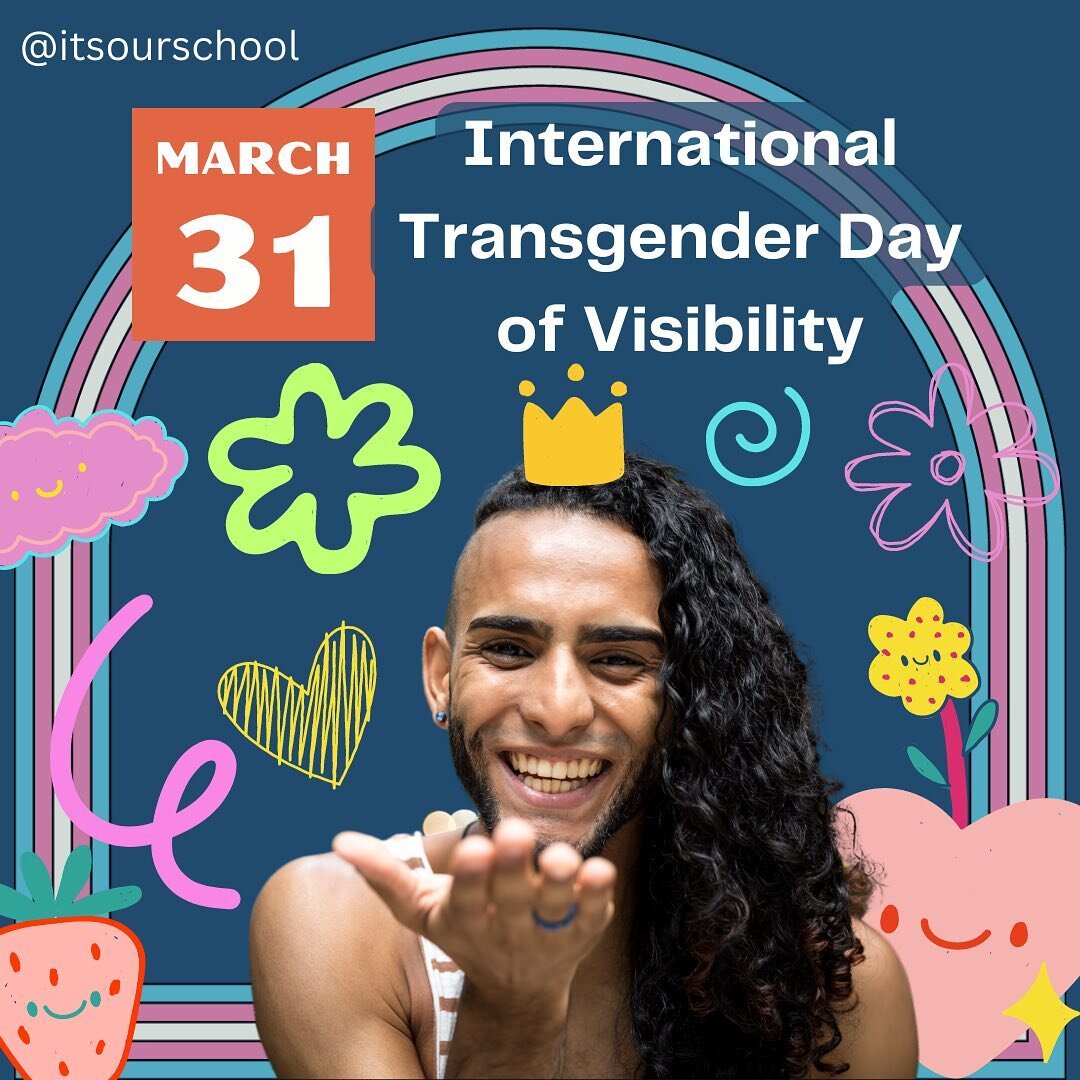 It&rsquo;s TDOV! Are you marching today? We&rsquo;ll see you out there. 

#tdov #transgenderdayofvisibility #queeryouthassemble #trans #march #itsourschool #queerfutures #transrightsarehumanrights