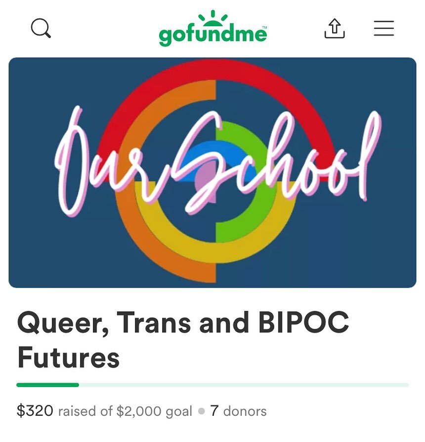 So far we&rsquo;ve raised $320! If 15 people donate $10 we&rsquo;ll have raised enough to cover the cost of a booth at Portland Pride. Please keep sharing and help make our co-founder&rsquo;s 50th birthday a big celebration! Link in bio!
🥳🎉🏳️&zwj;