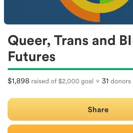Only $102 to go y&rsquo;all! Link in bio!

#lgbtq #queer #queerfutures #queerpdx #trans #transhealthcarenow #queerreads #fundraiser #nonprofit #501c3 #itsourschool