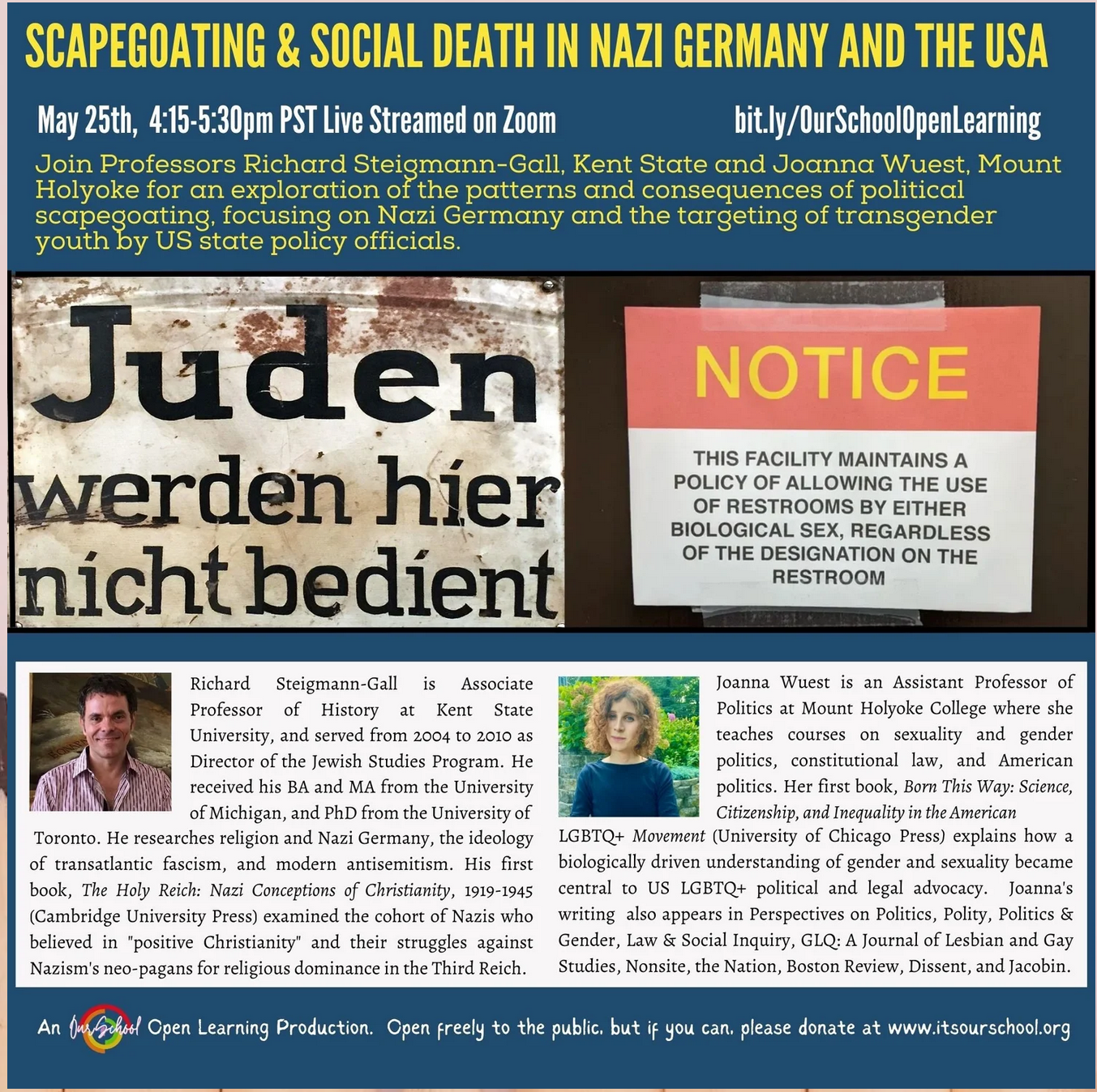 Open Learning Series: Scapegoating and Social Death in Nazi Germany