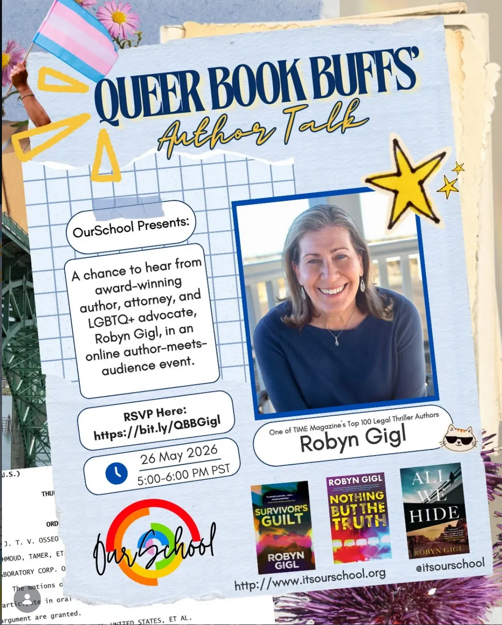 Queer Book Buffs Author Talk: Robyn Gigl