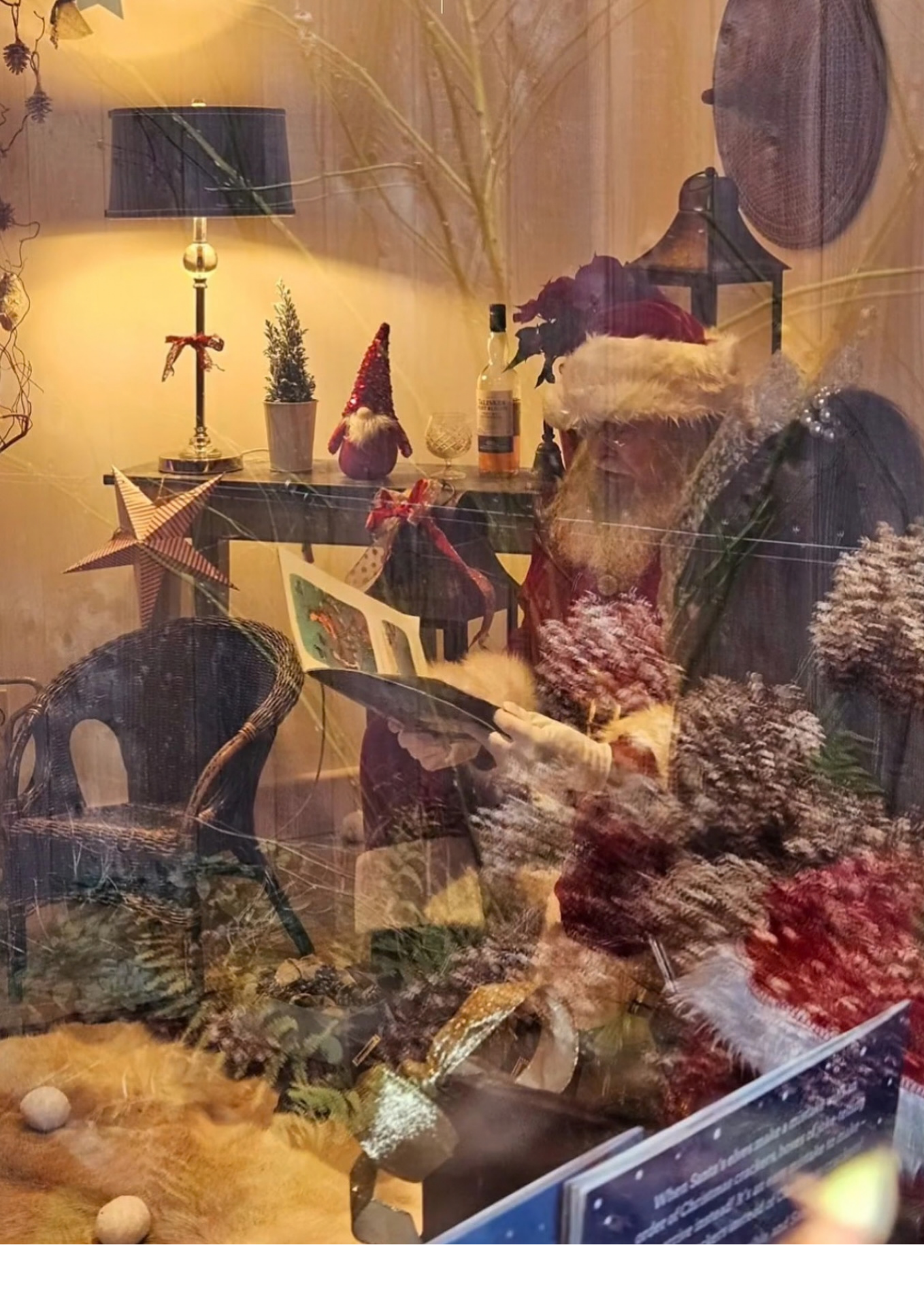 Father Christmas in Brood's Grotto