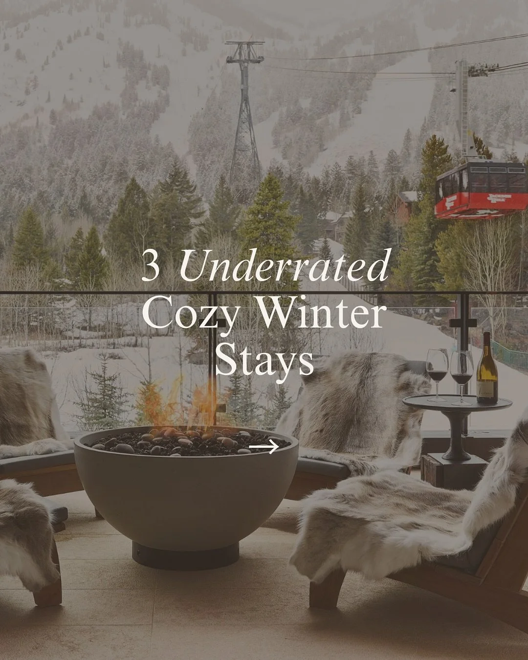 Save this for your winter trip planning ❄️

Winter doesn&rsquo;t have to mean crowded slopes or overbooked resorts. Some of the most memorable escapes are the ones just under the radar, where the fire is always lit, the pace is slower, and the experi